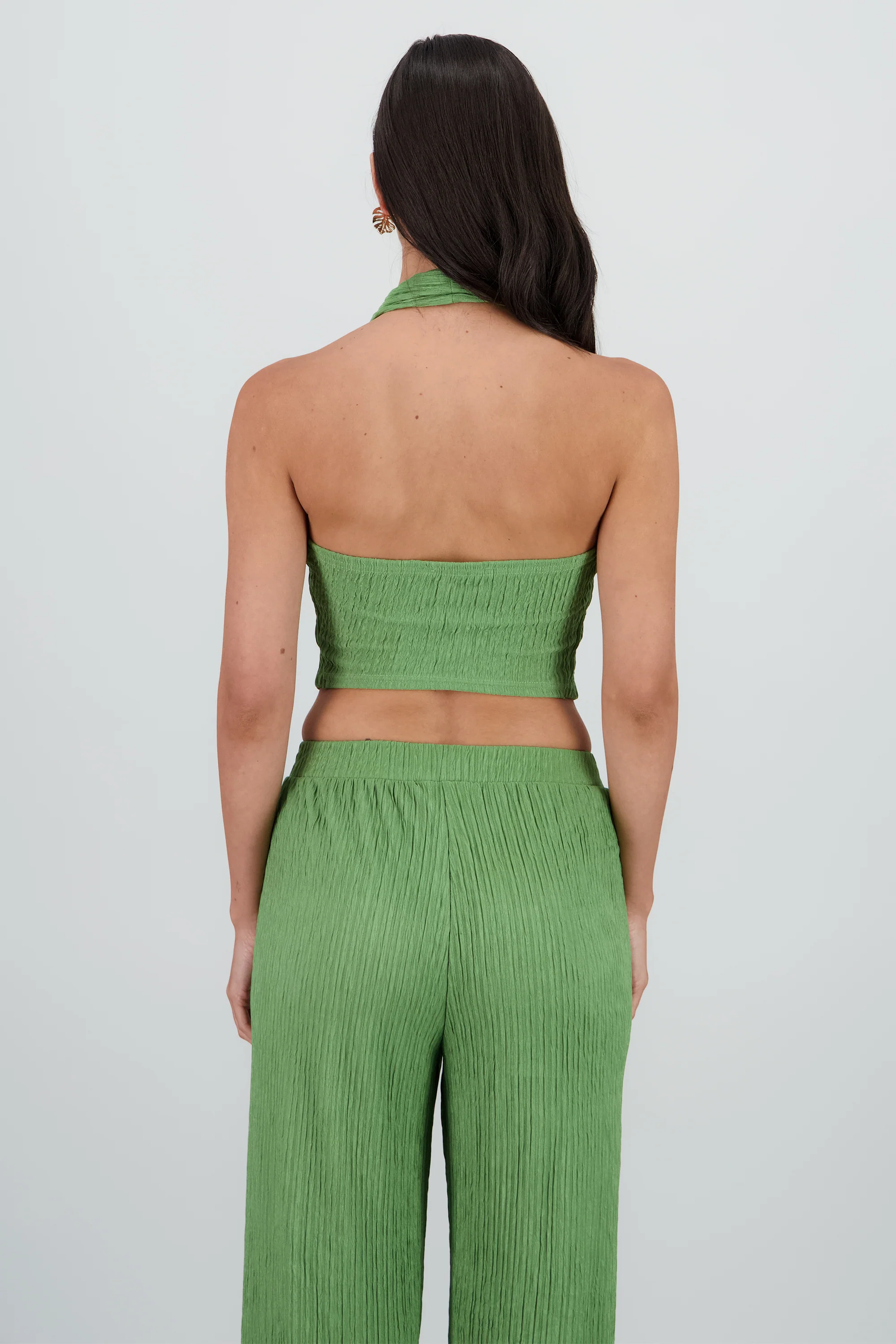 Top halter botones textura - Image 4