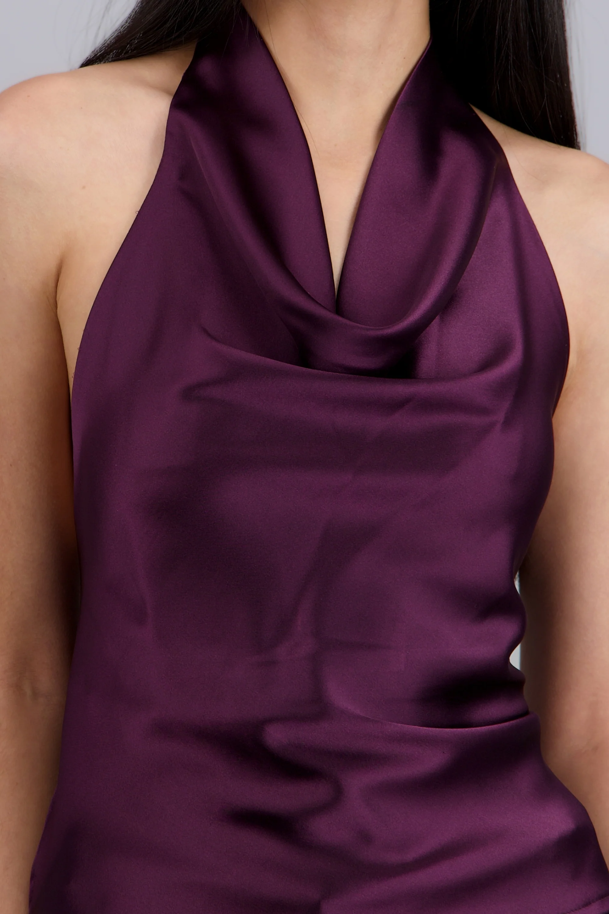 top halter cuello cascada - Image 5