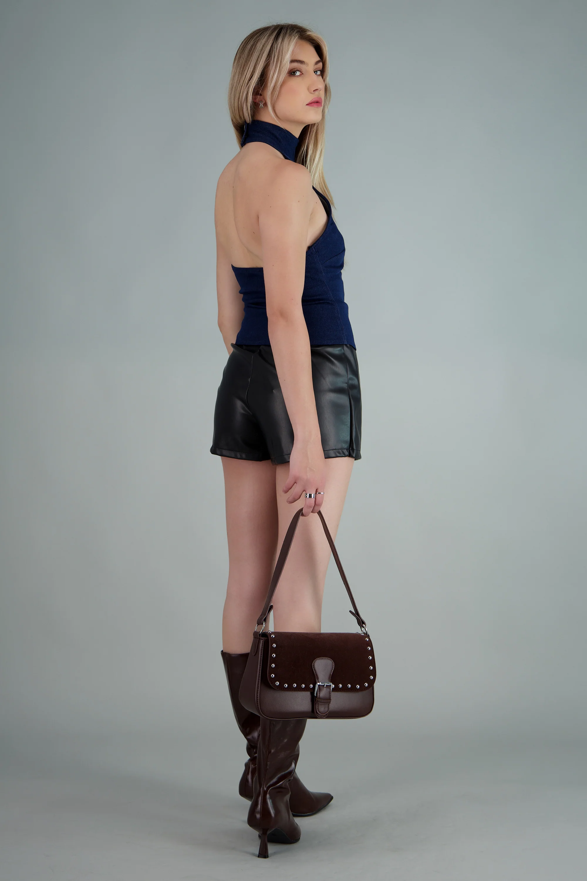 Top halter denim - Image 3