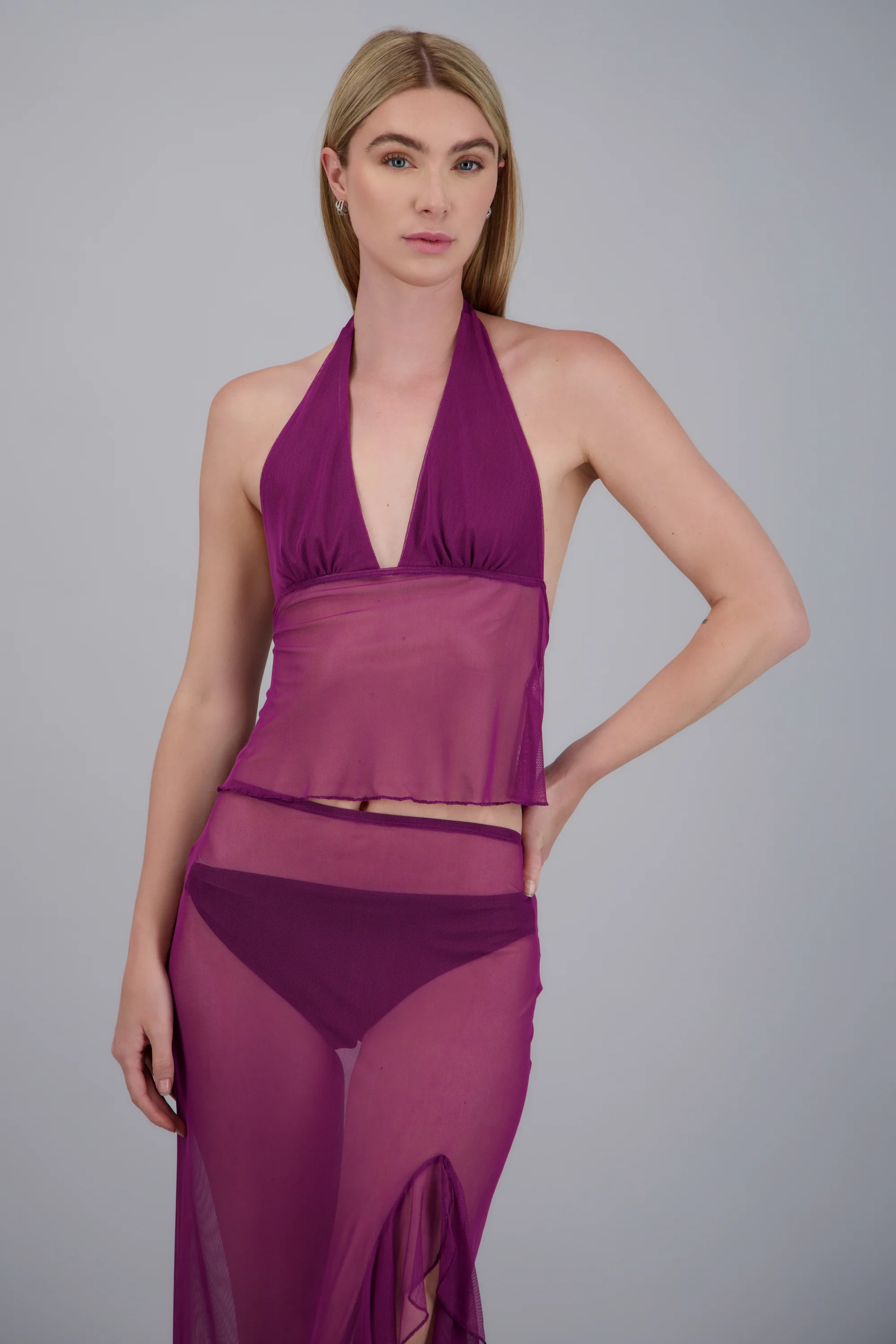 Top halter mesh