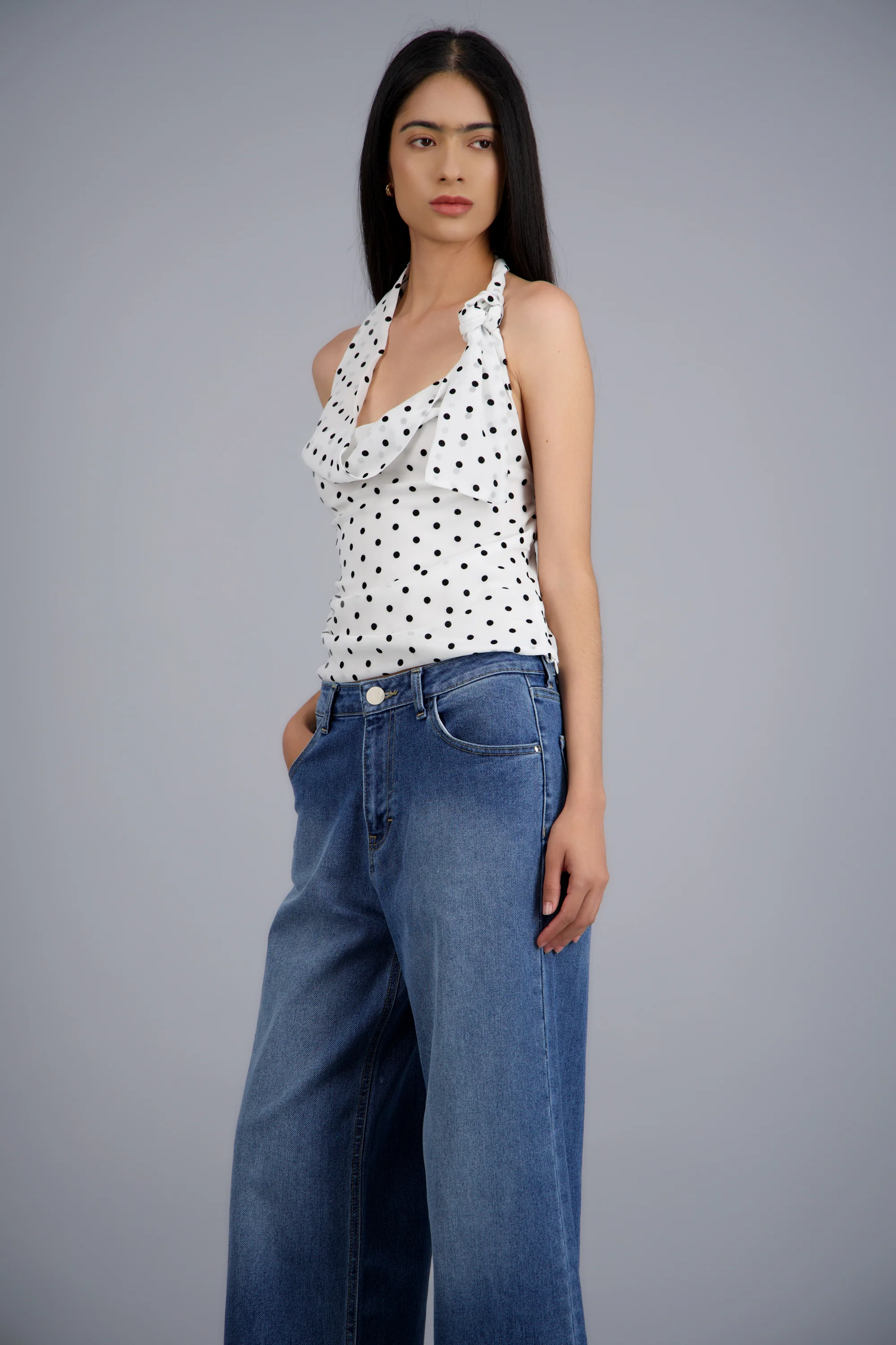 Top halter mini polka dots - Image 3
