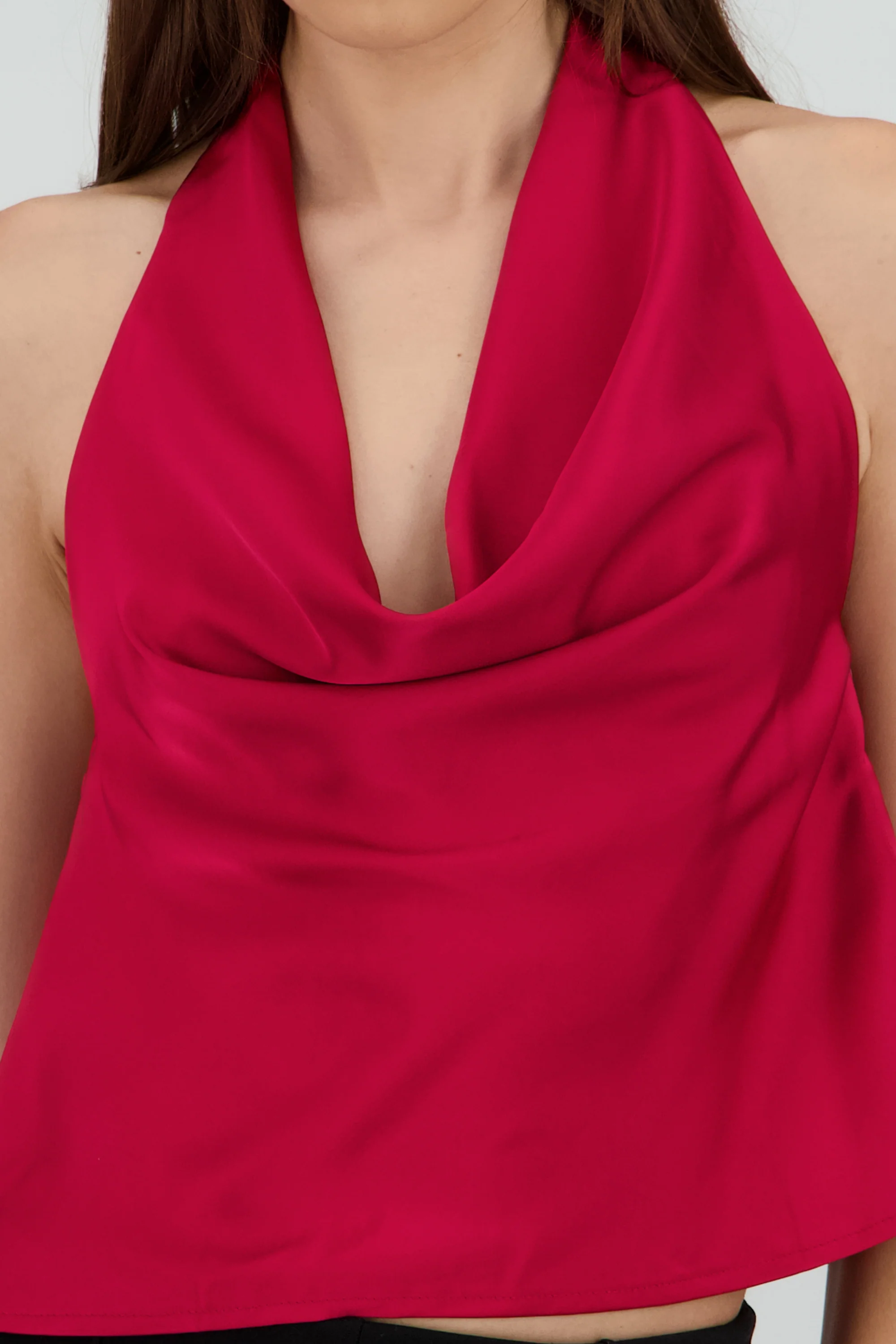 Top halter satinado - Image 5