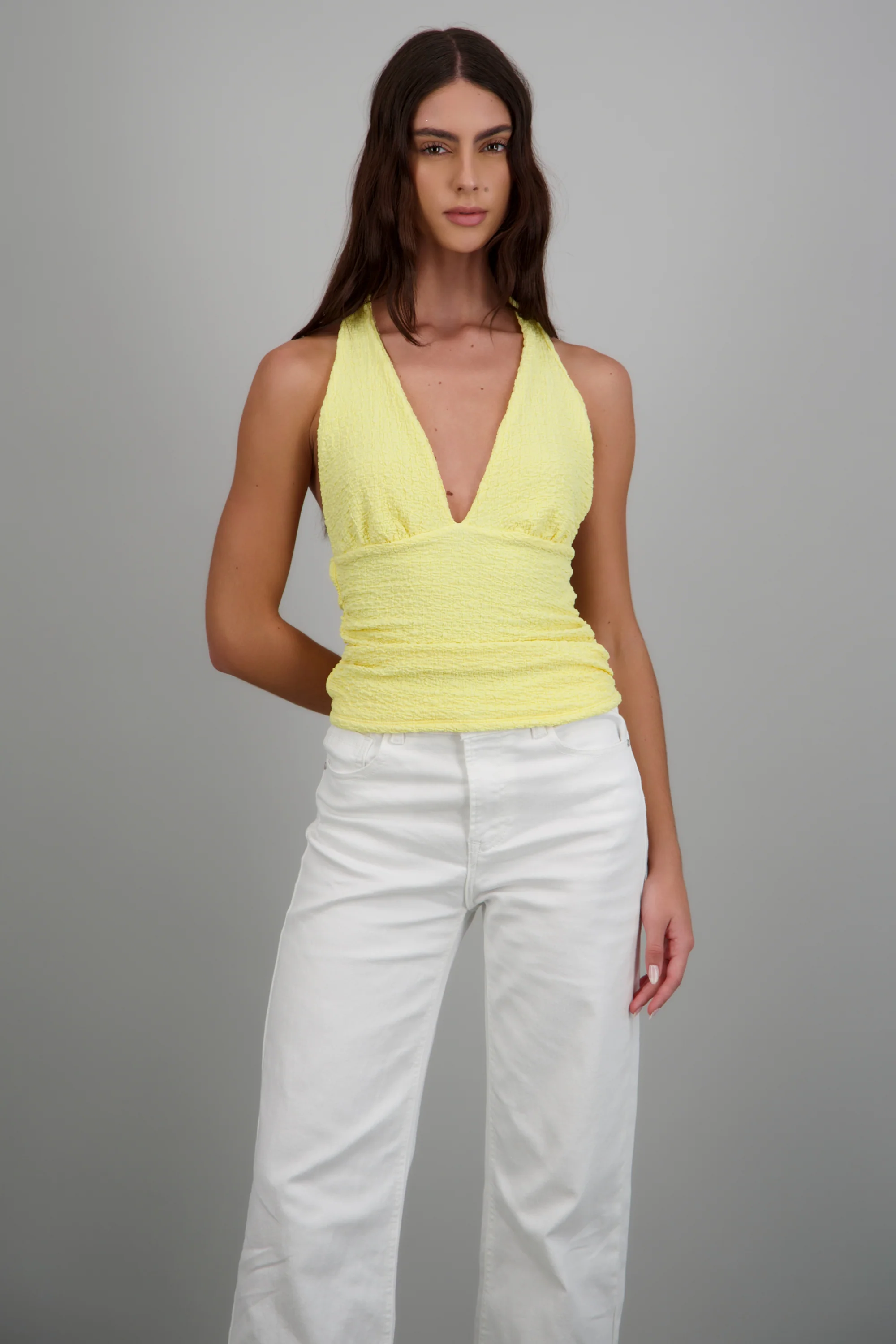 Top halter textura liso - Image 3