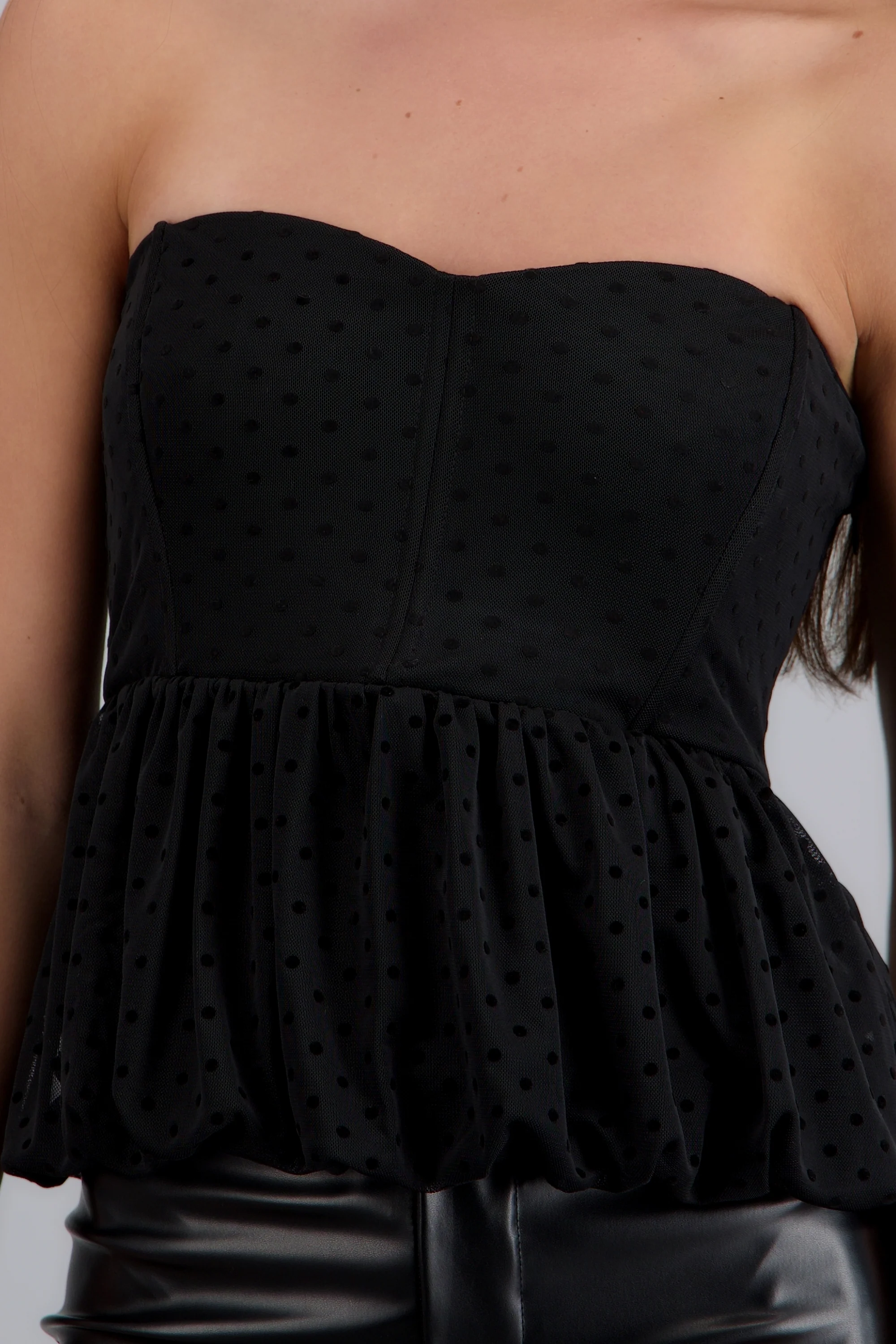 Top lunares peplum - Image 5