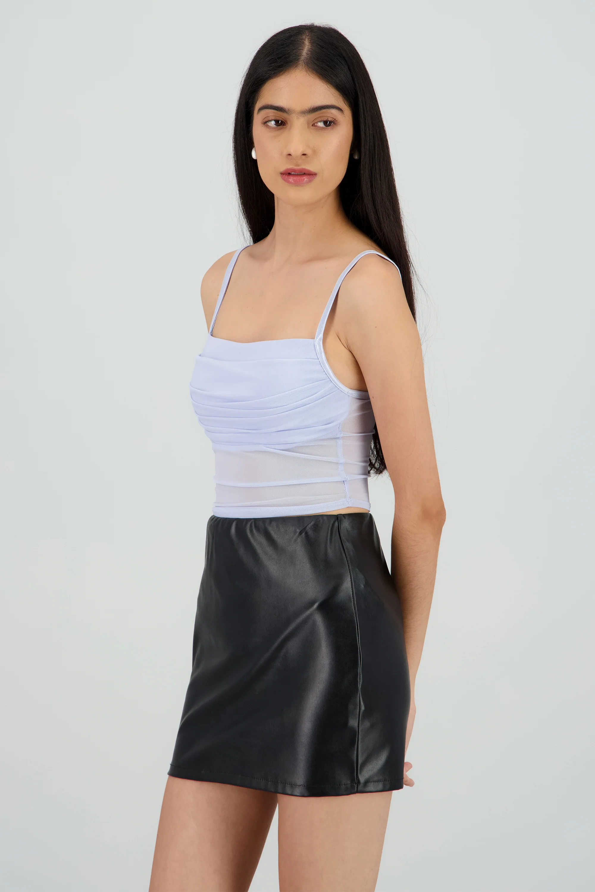 Top mesh tirantes liso - Image 3