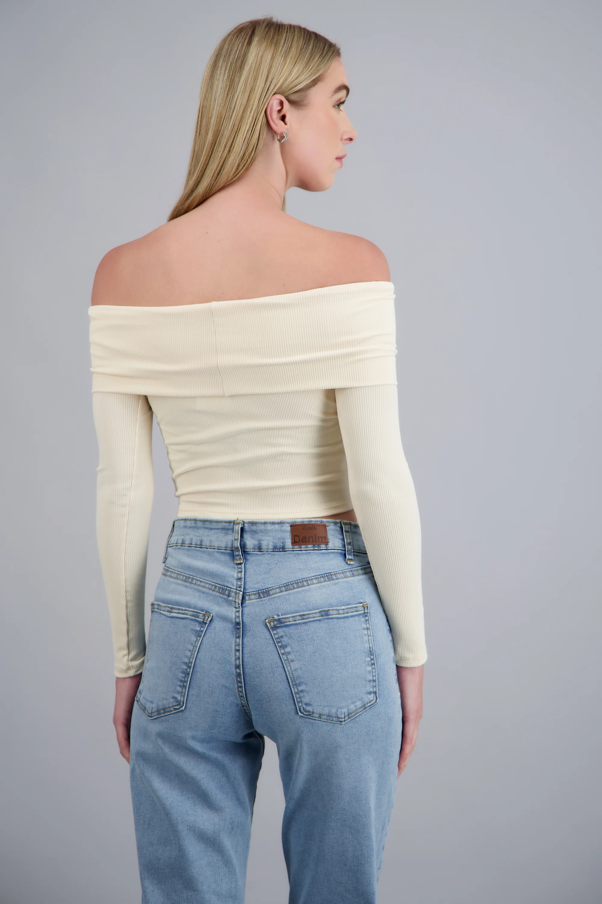 TOP OFF SHOULDER M/L RIB - Image 4