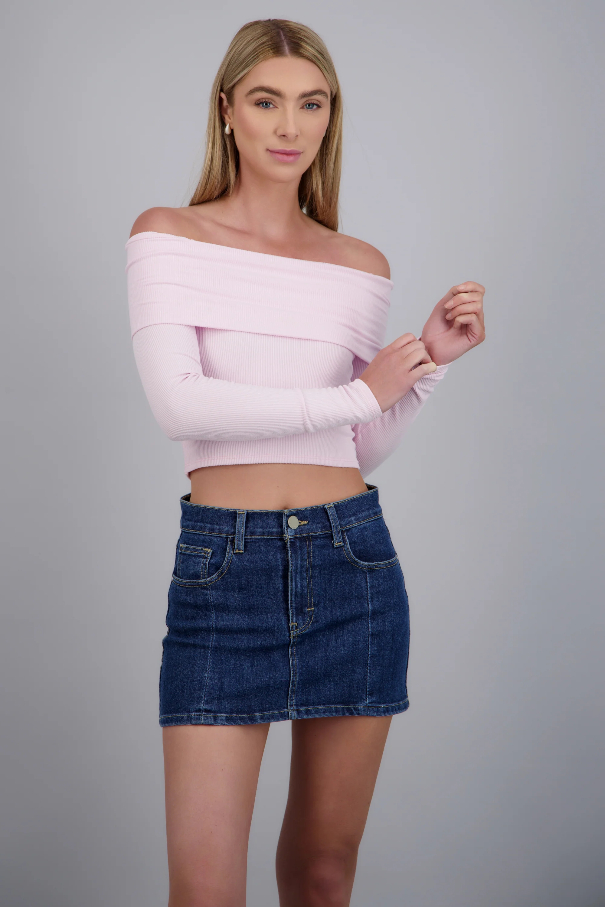 TOP OFF SHOULDER M/L RIB - Image 3