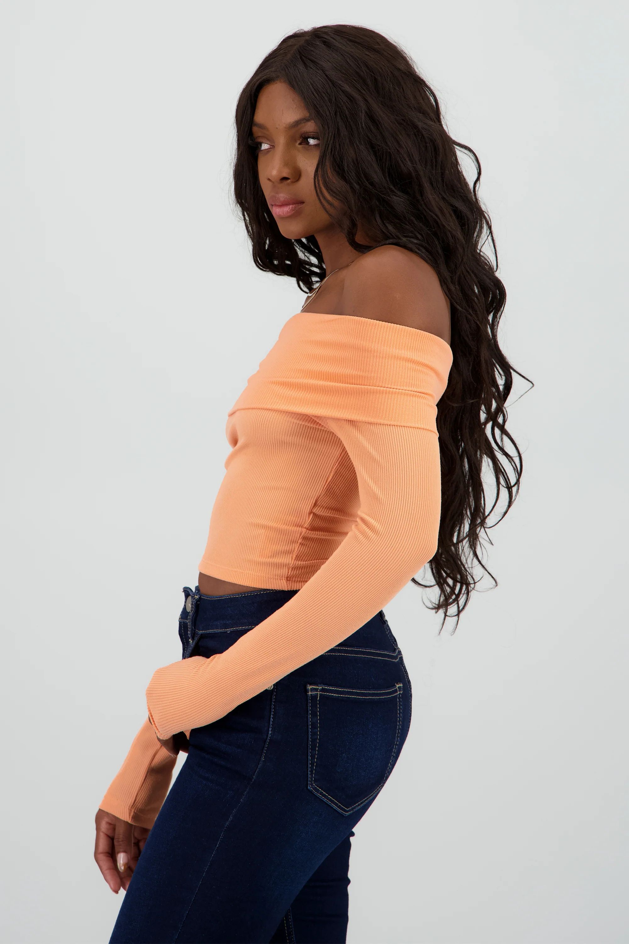TOP OFF SHOULDER M/L RIB - Image 3