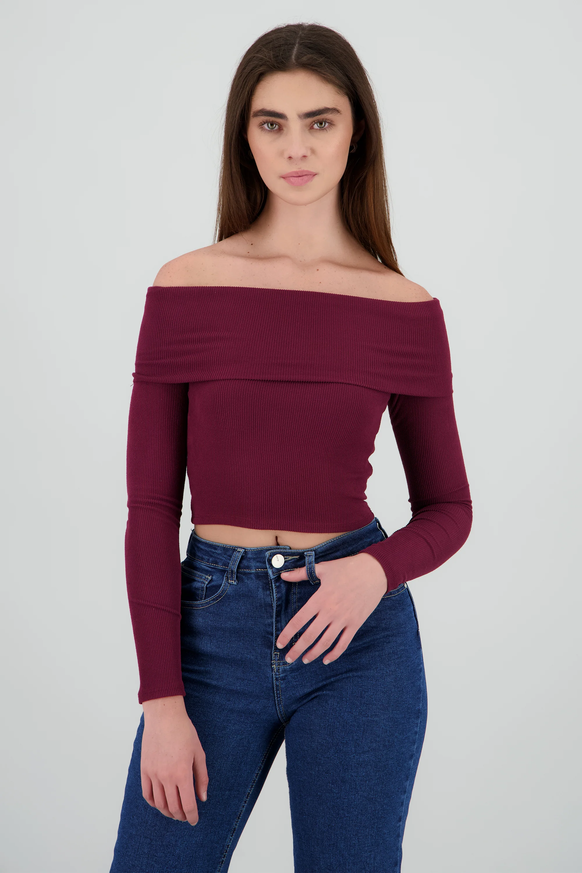 TOP OFF SHOULDER M/L RIB - Image 2