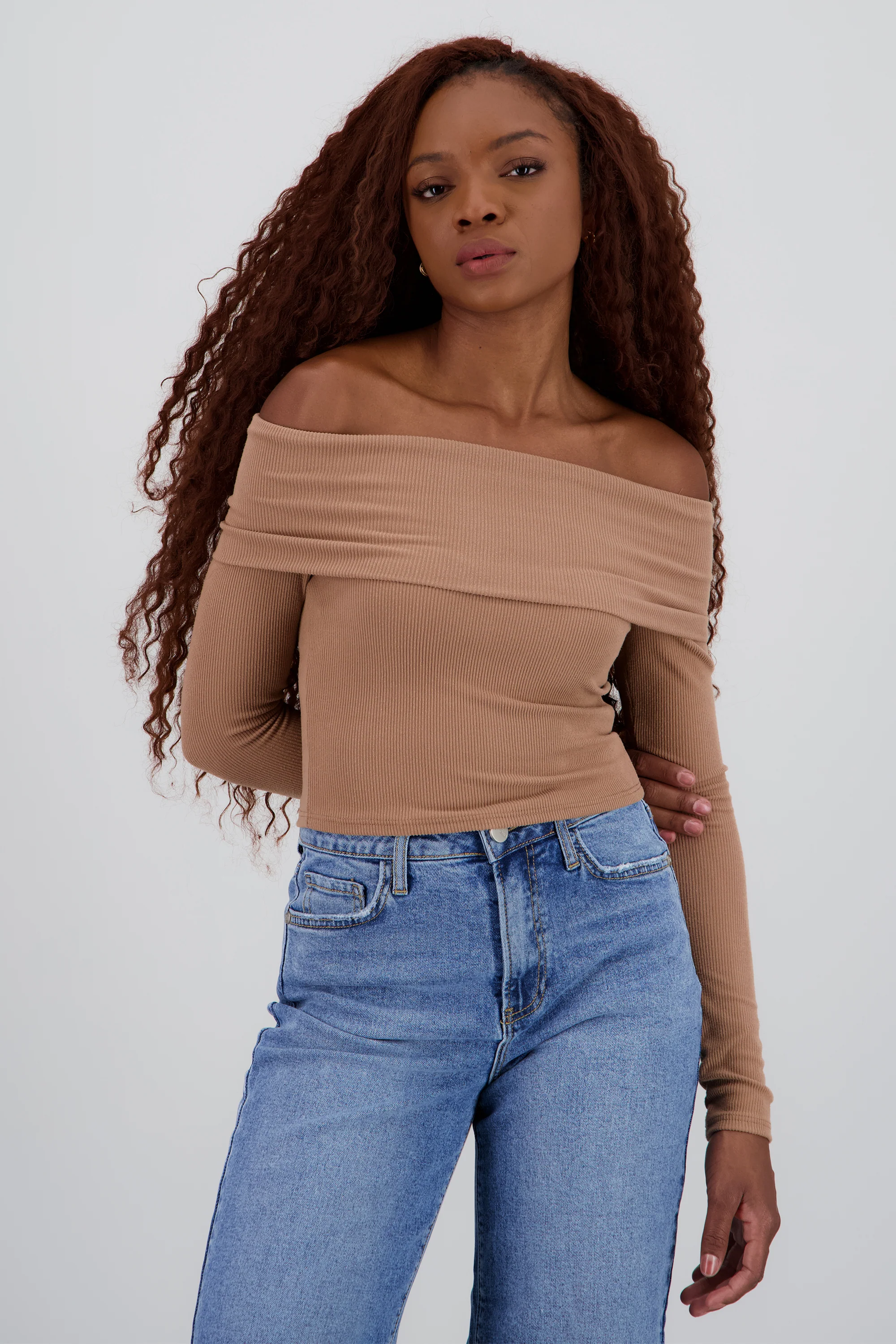 TOP OFF SHOULDER M/L RIB - Image 2