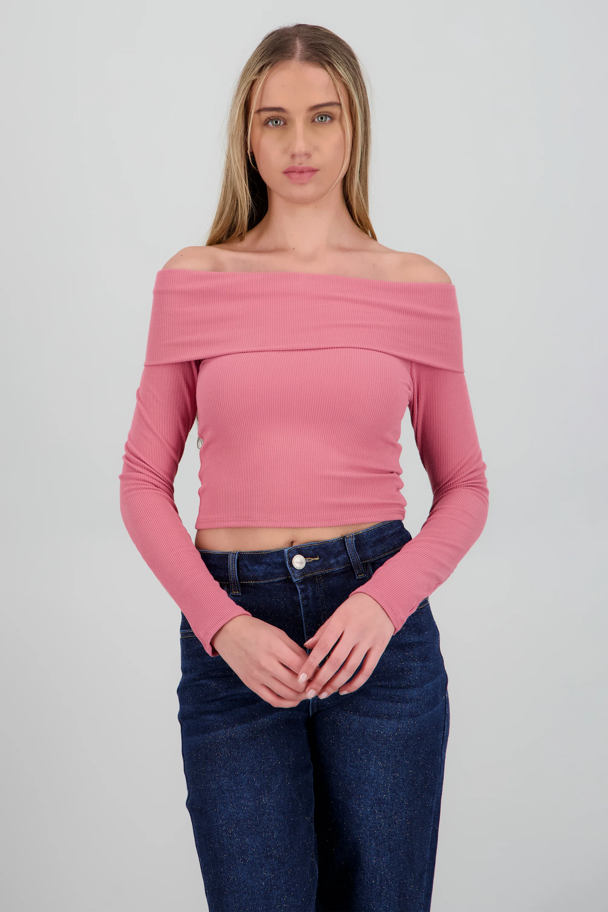 TOP OFF SHOULDER M/L RIB - Image 2