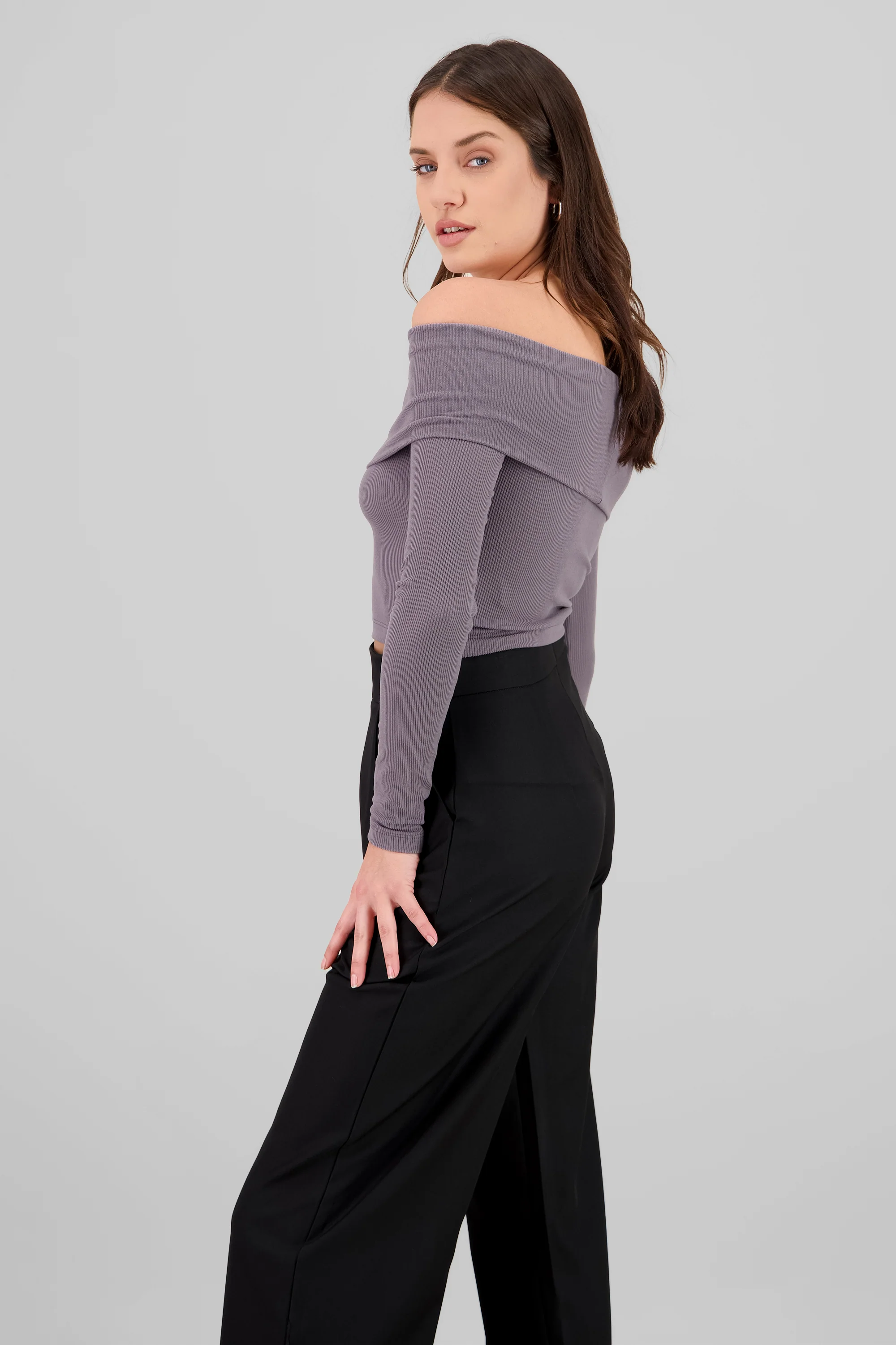 TOP OFF SHOULDER M/L RIB - Image 3