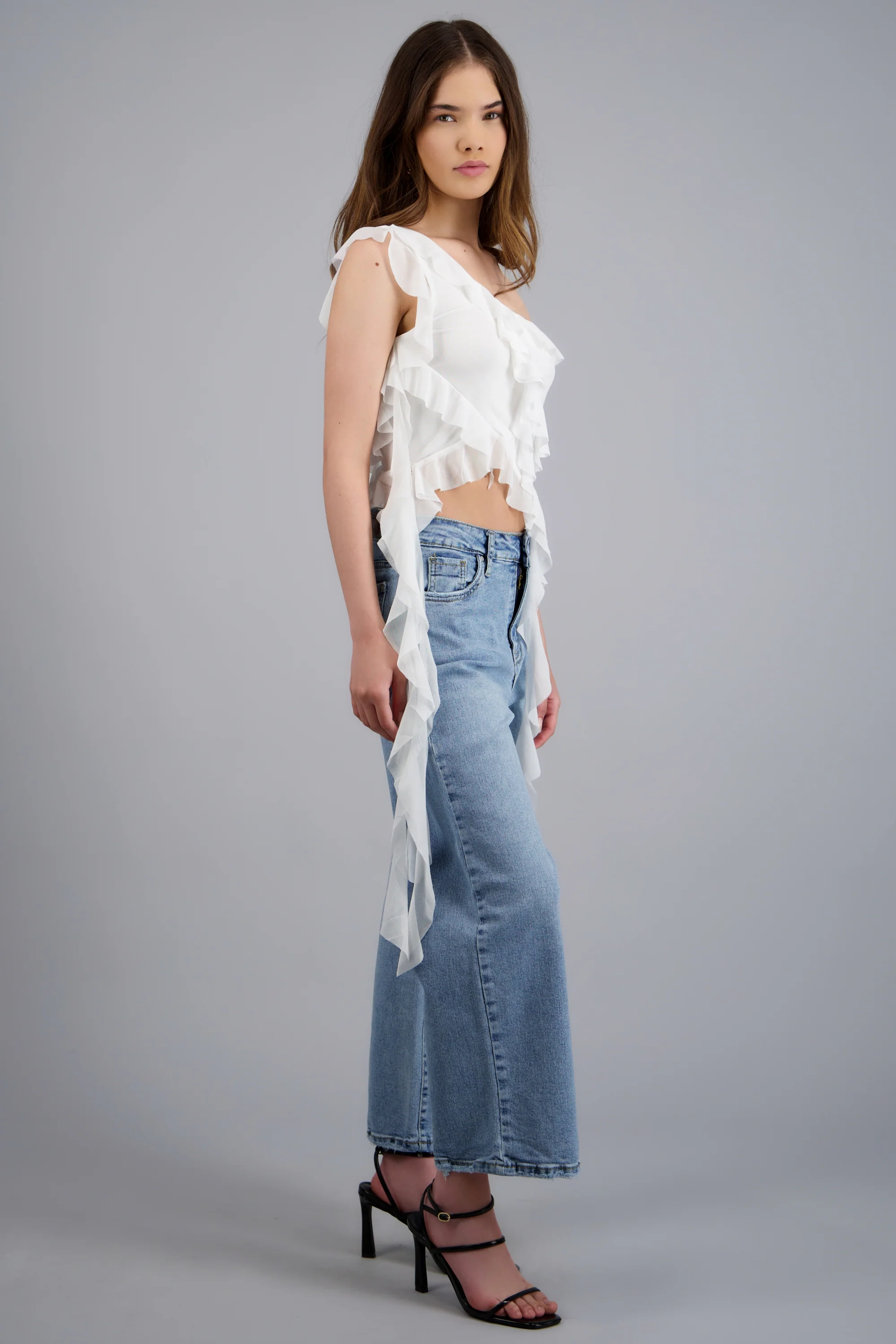 Top one shoulder detalle olanes - Image 2