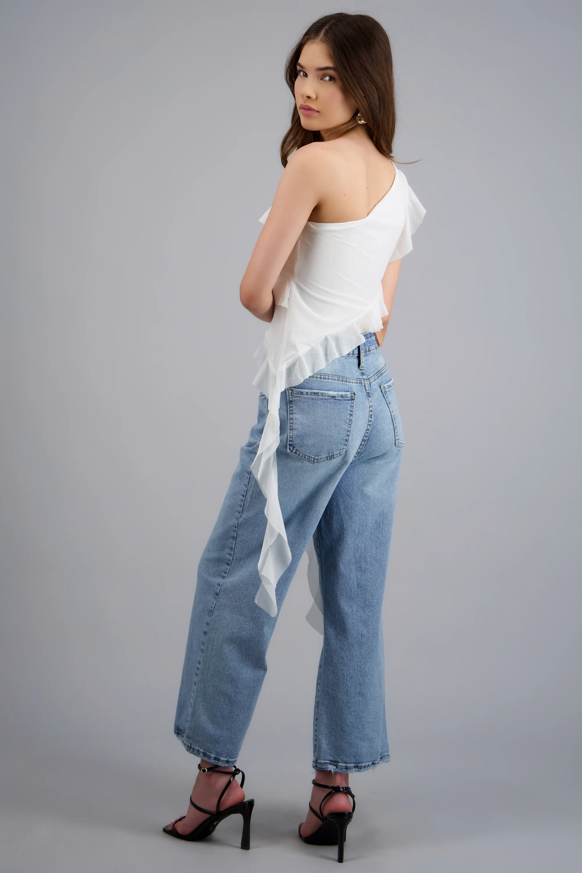 Top one shoulder detalle olanes - Image 4