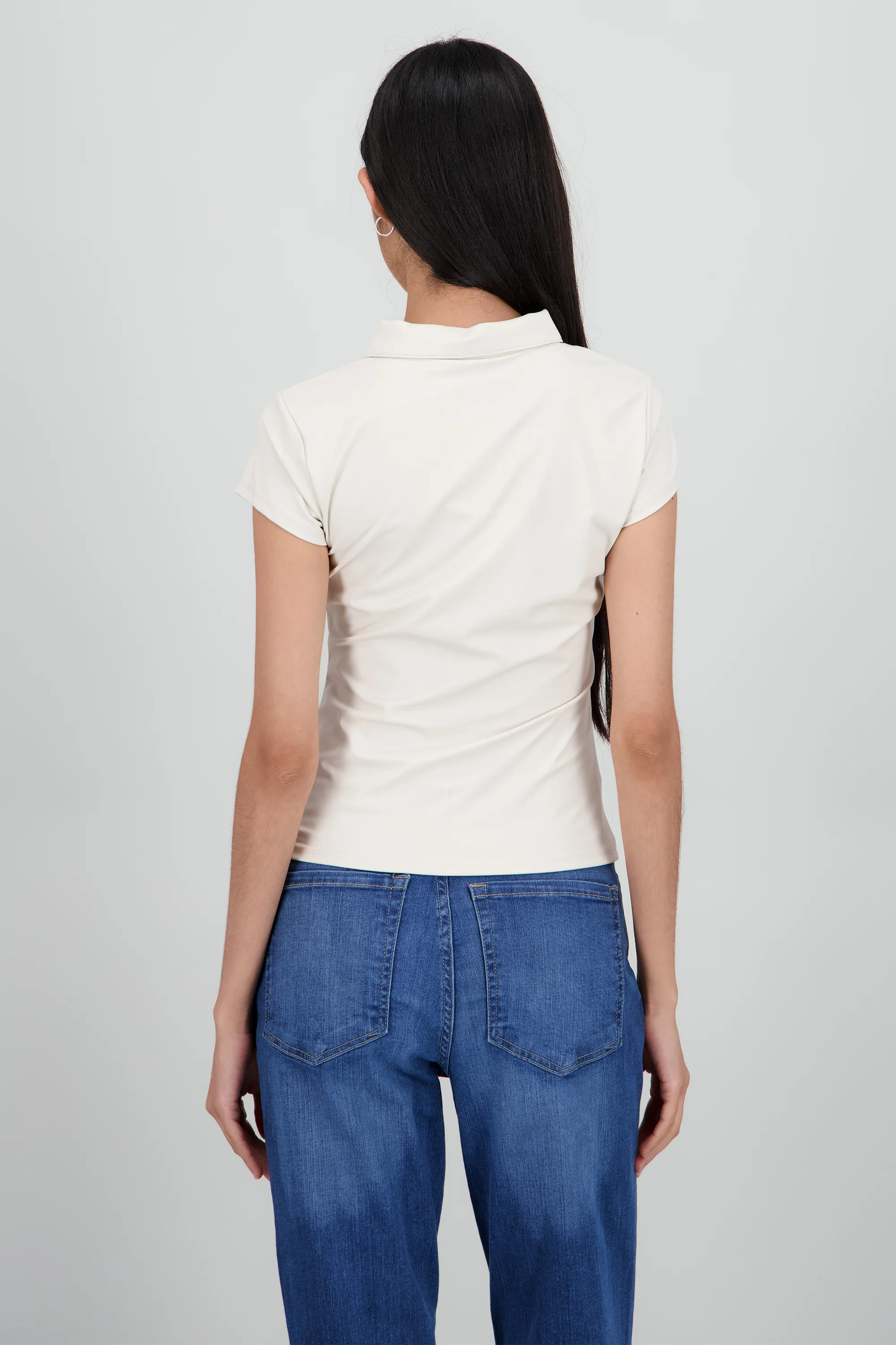 Top polo botones liso - Image 4