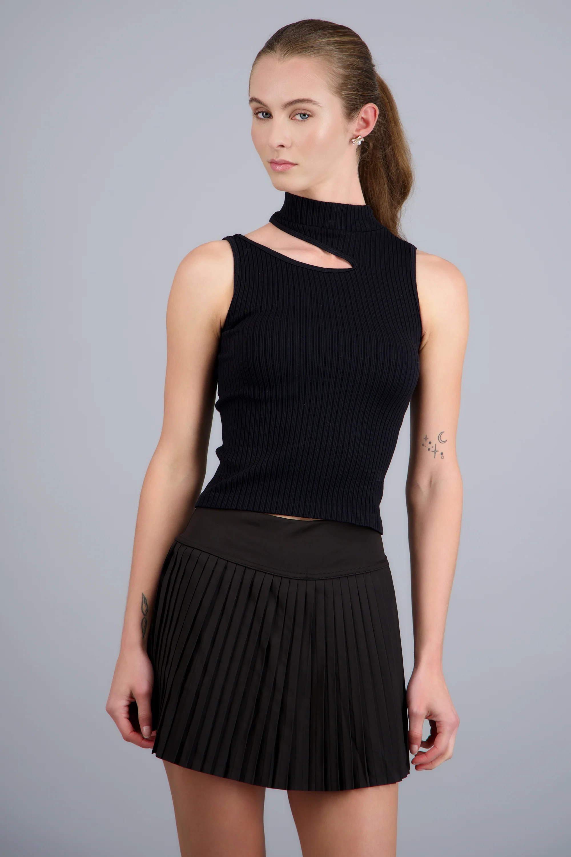 Top seamless corte al frente