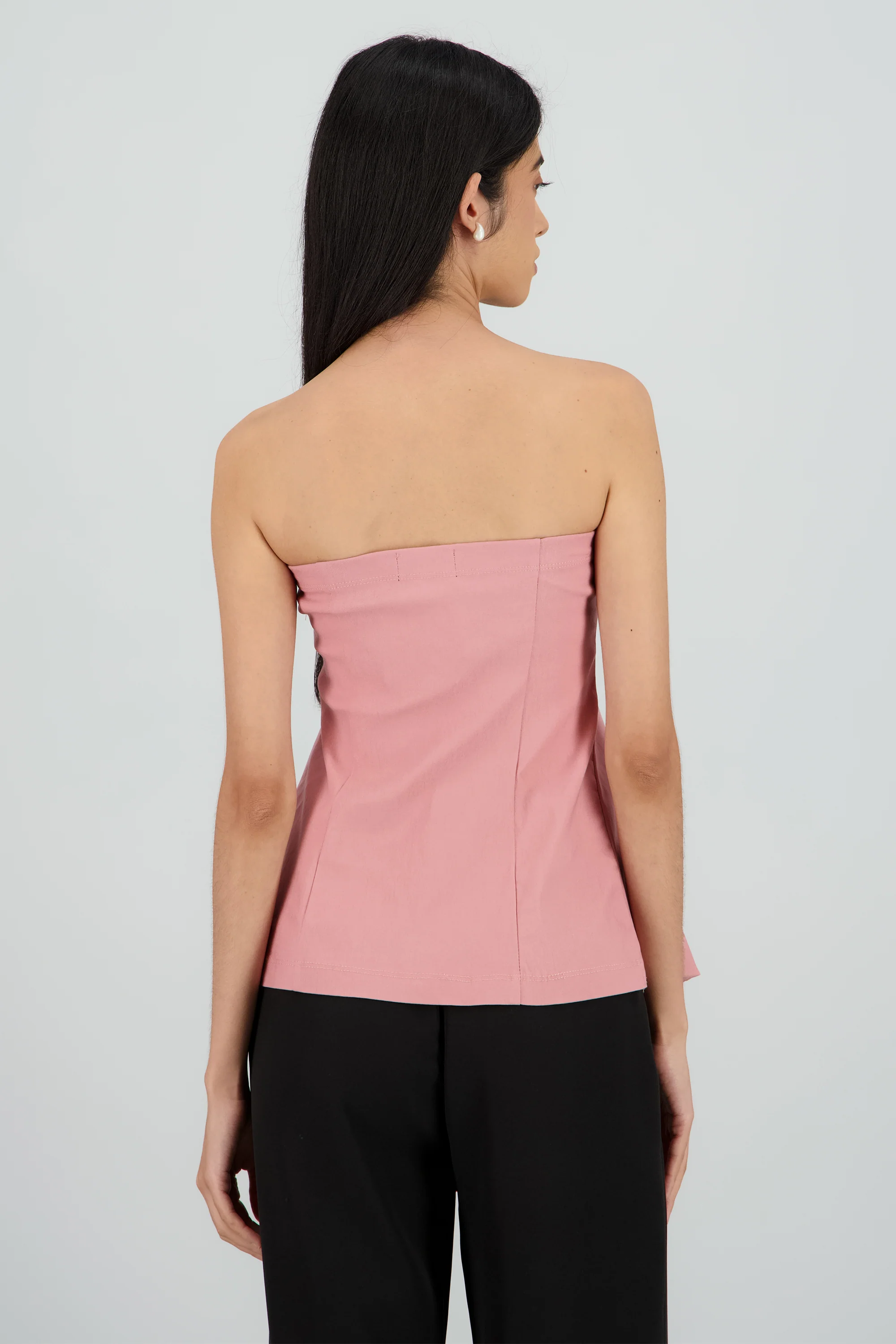 Top strapless detalle botones - Image 4