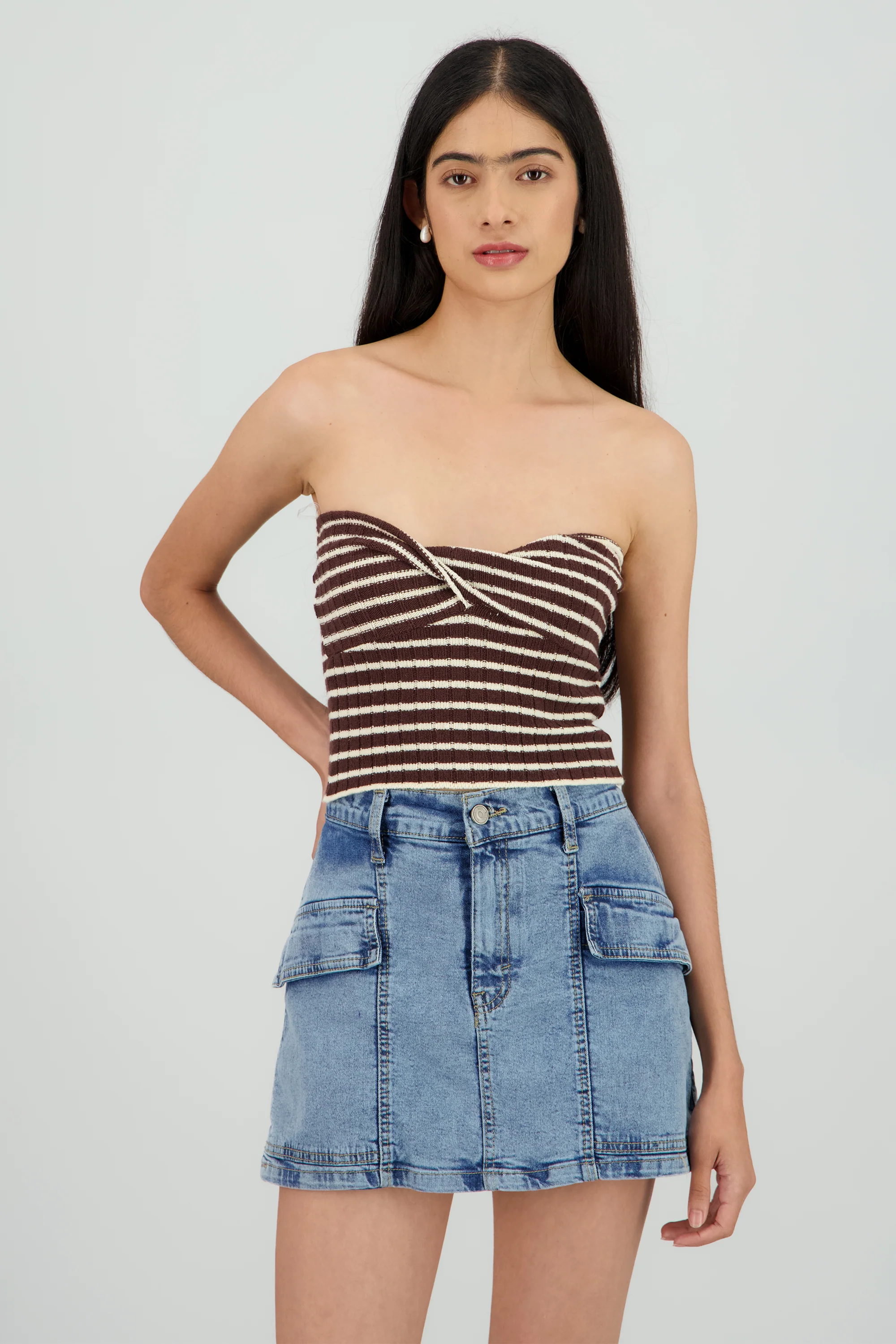 Top strapless detalle escote - Image 2