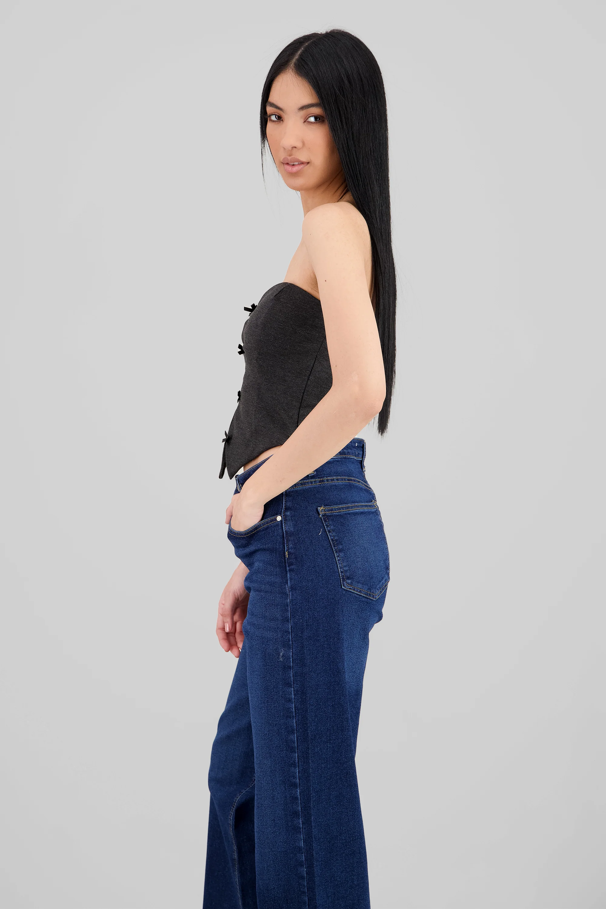 TOP STRAPLESS DET MOÑOS - Image 3