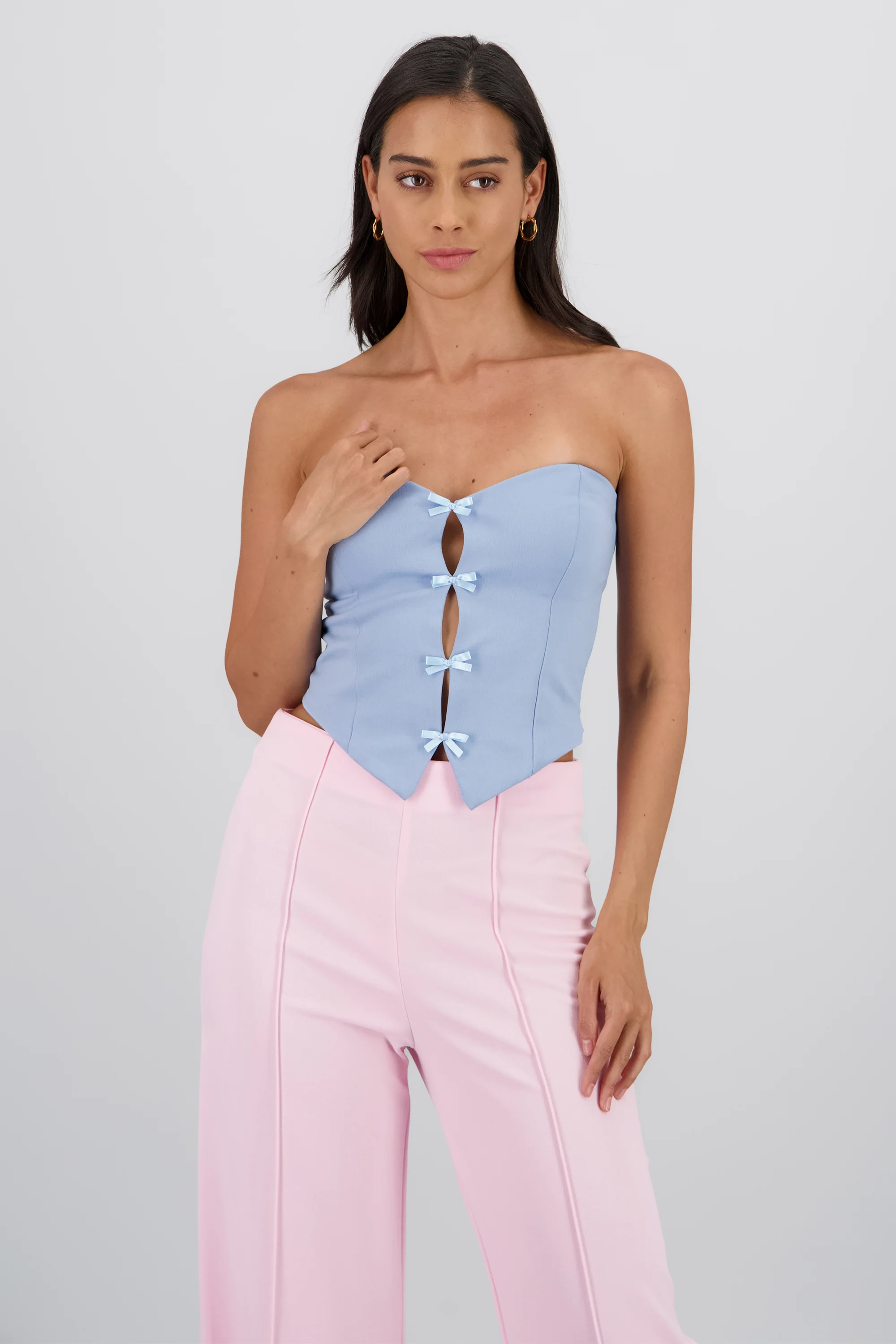 TOP STRAPLESS DET MOÑOS
