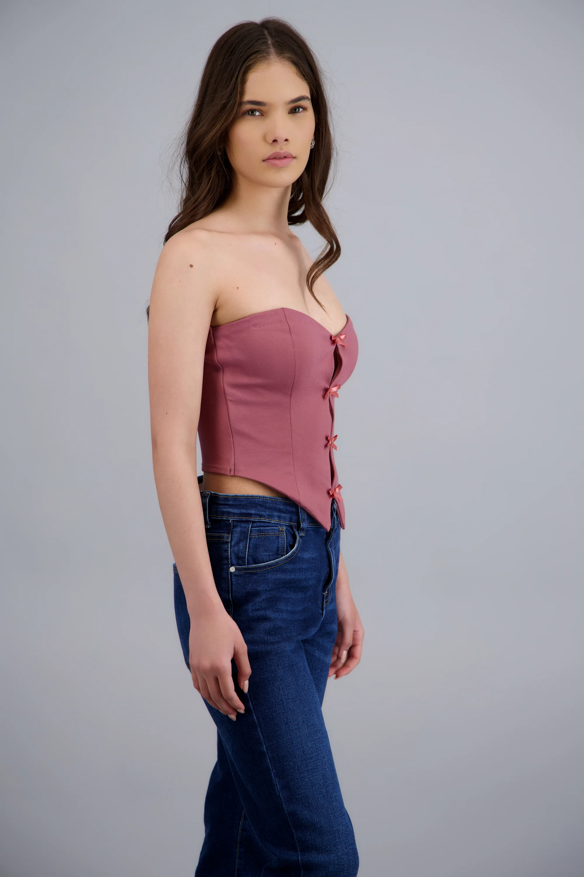 TOP STRAPLESS DET MOÑOS - Image 2