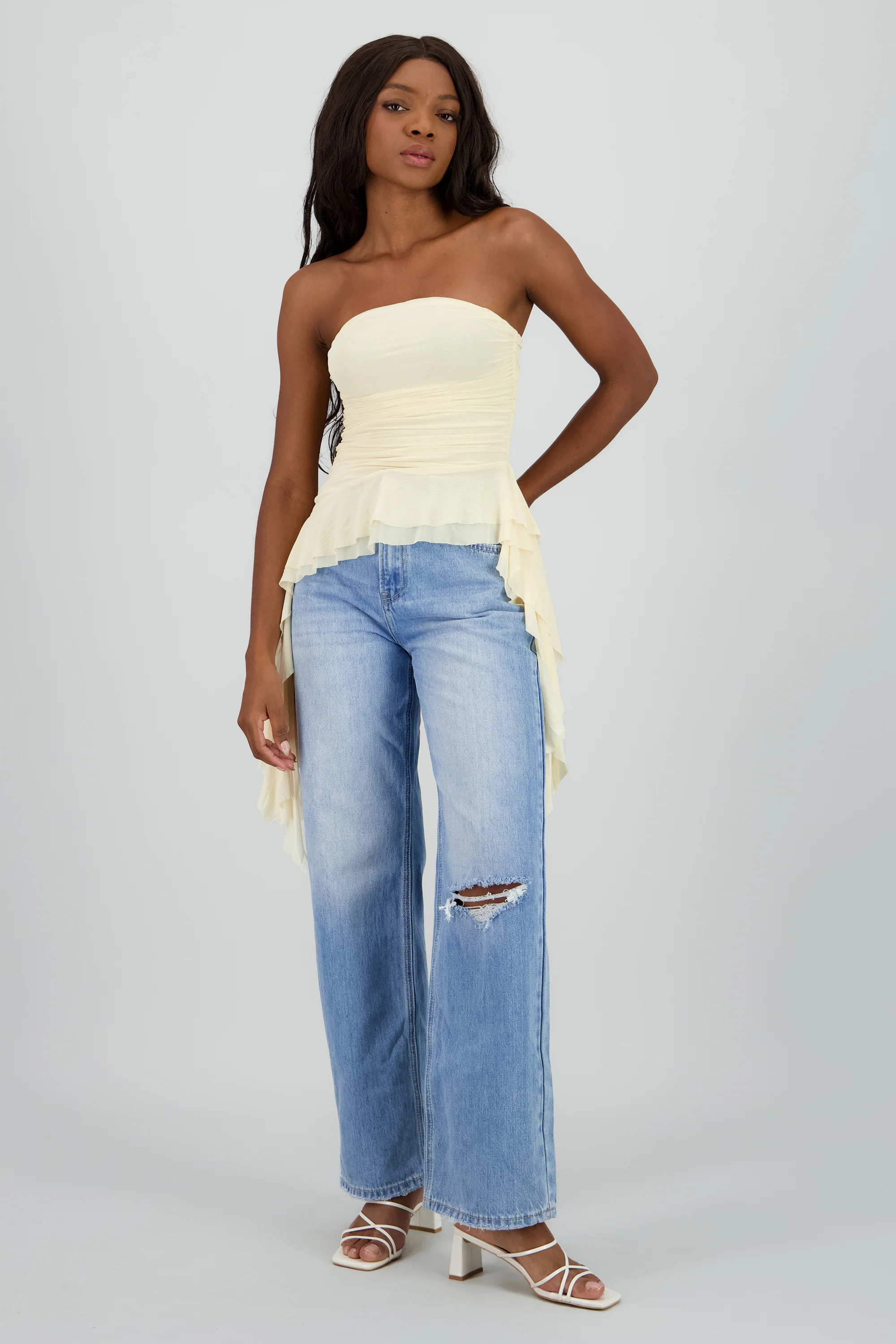 TOP STRAPLESS DRAPEADO - Image 2