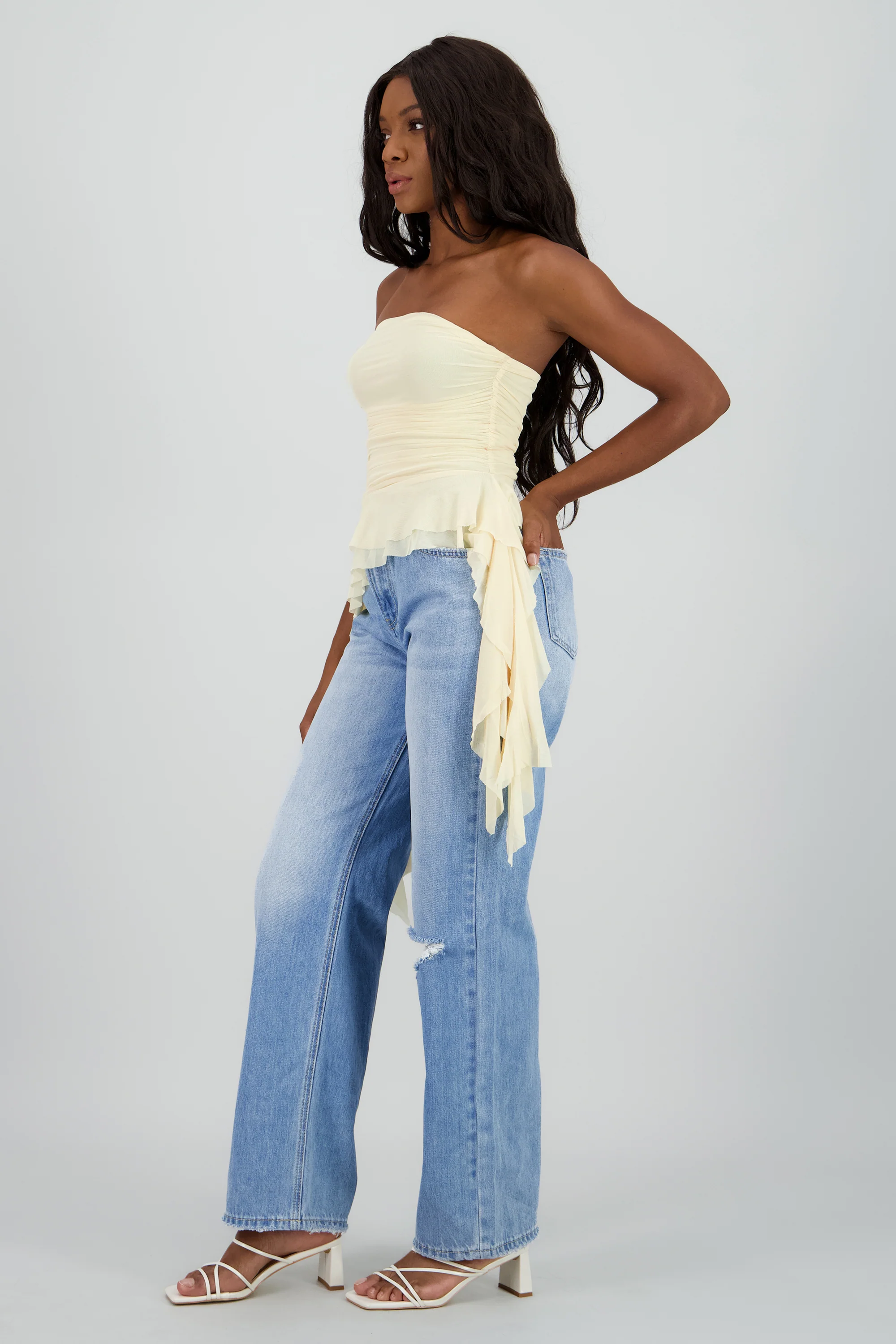 TOP STRAPLESS DRAPEADO - Image 3