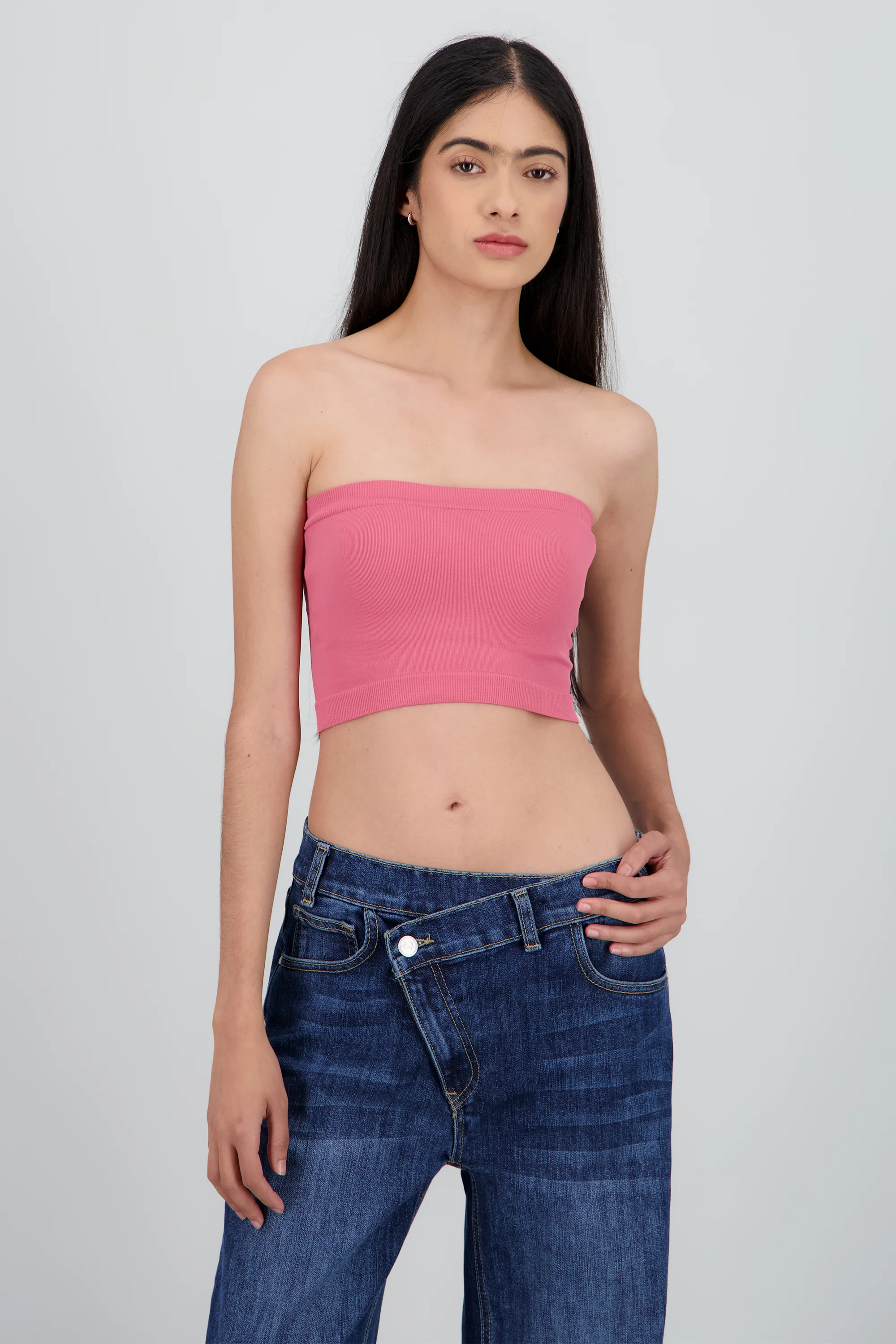 Top strapless liso - Image 2