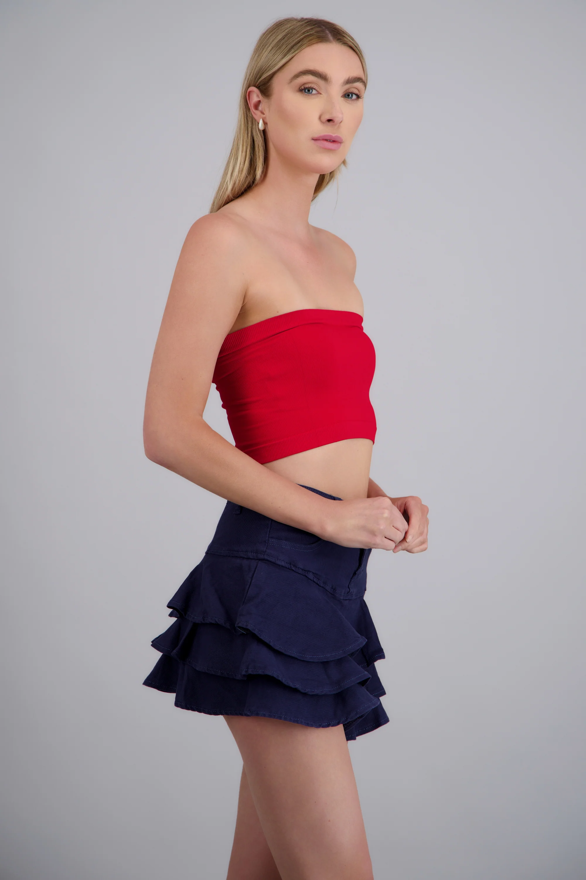 Top strapless liso - Image 2