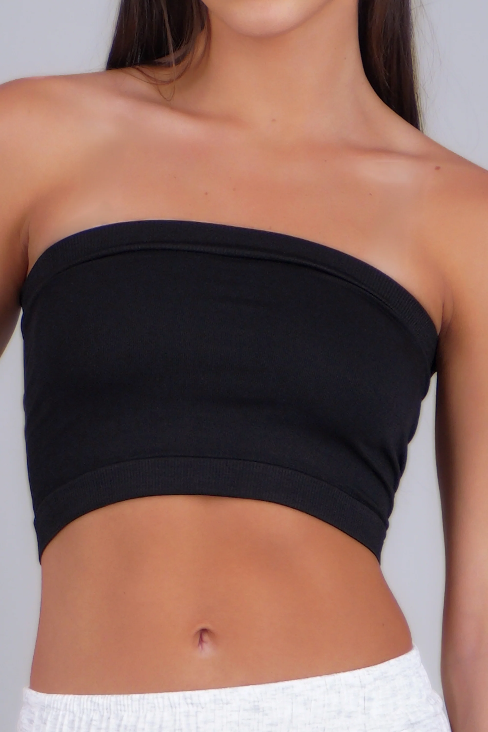 Top strapless liso - Image 5