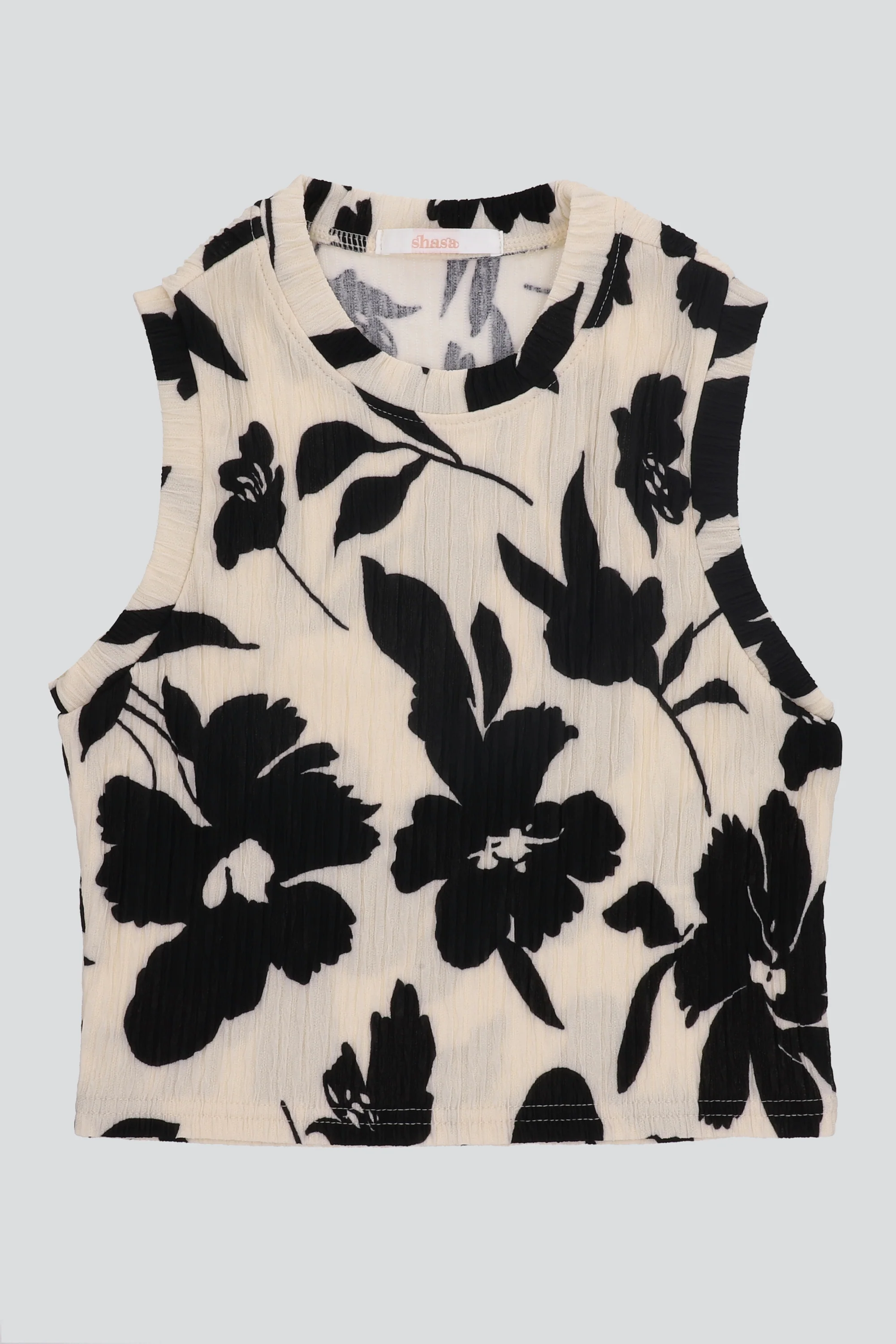 Top textura flores tropicales - Image 6
