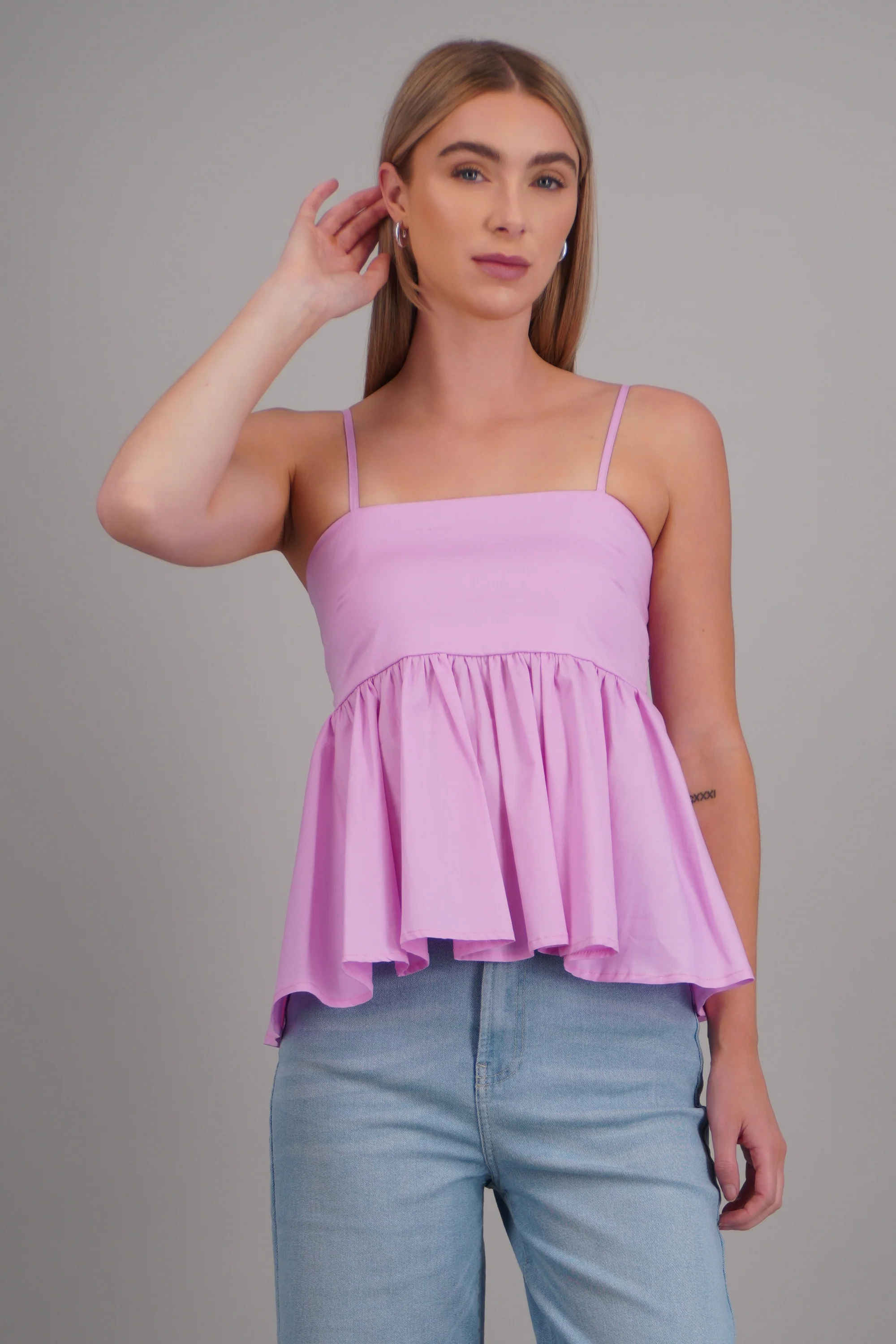 Top tirantes detalle peplum - Image 3