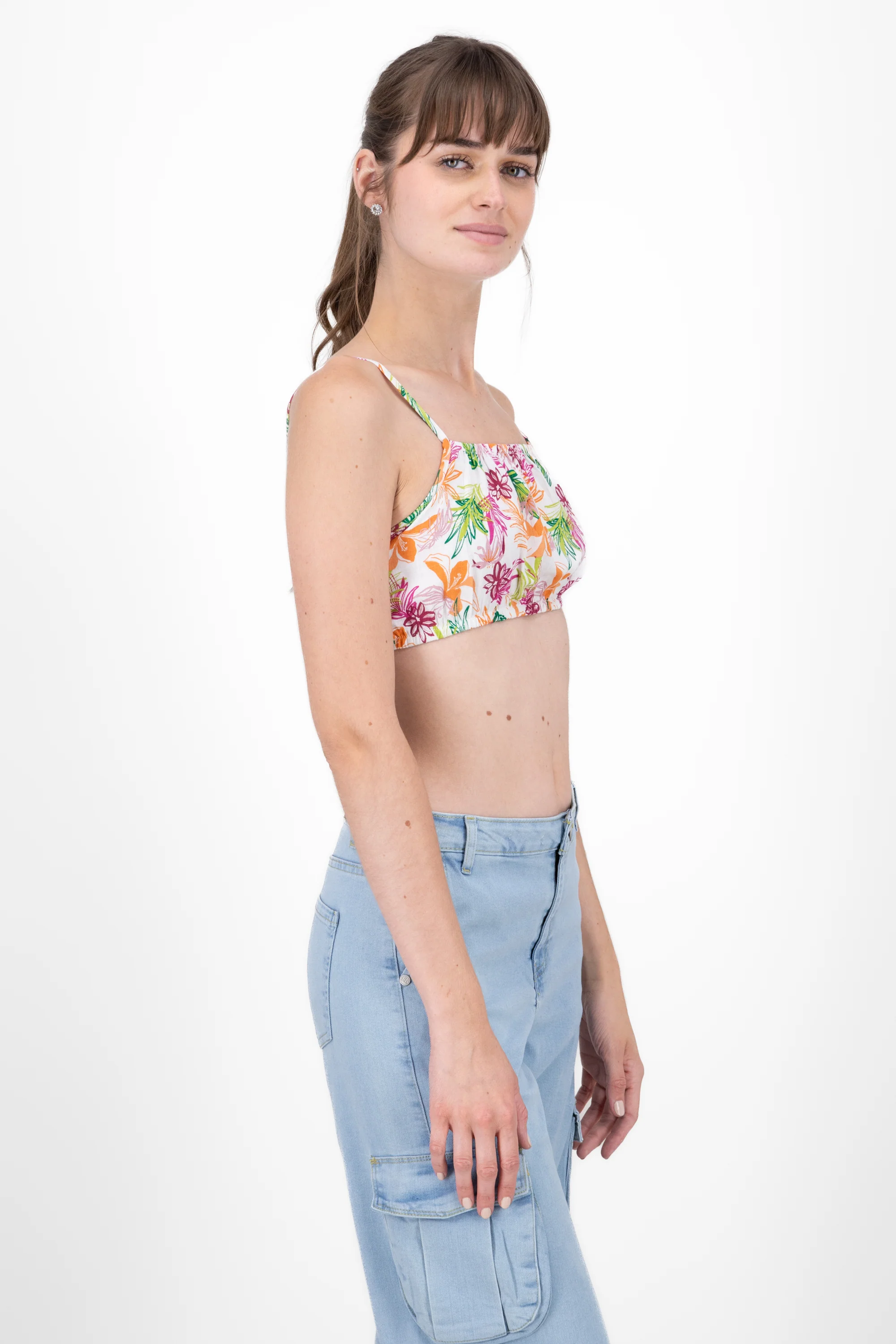 Top tirantes estampado tropical - Image 3