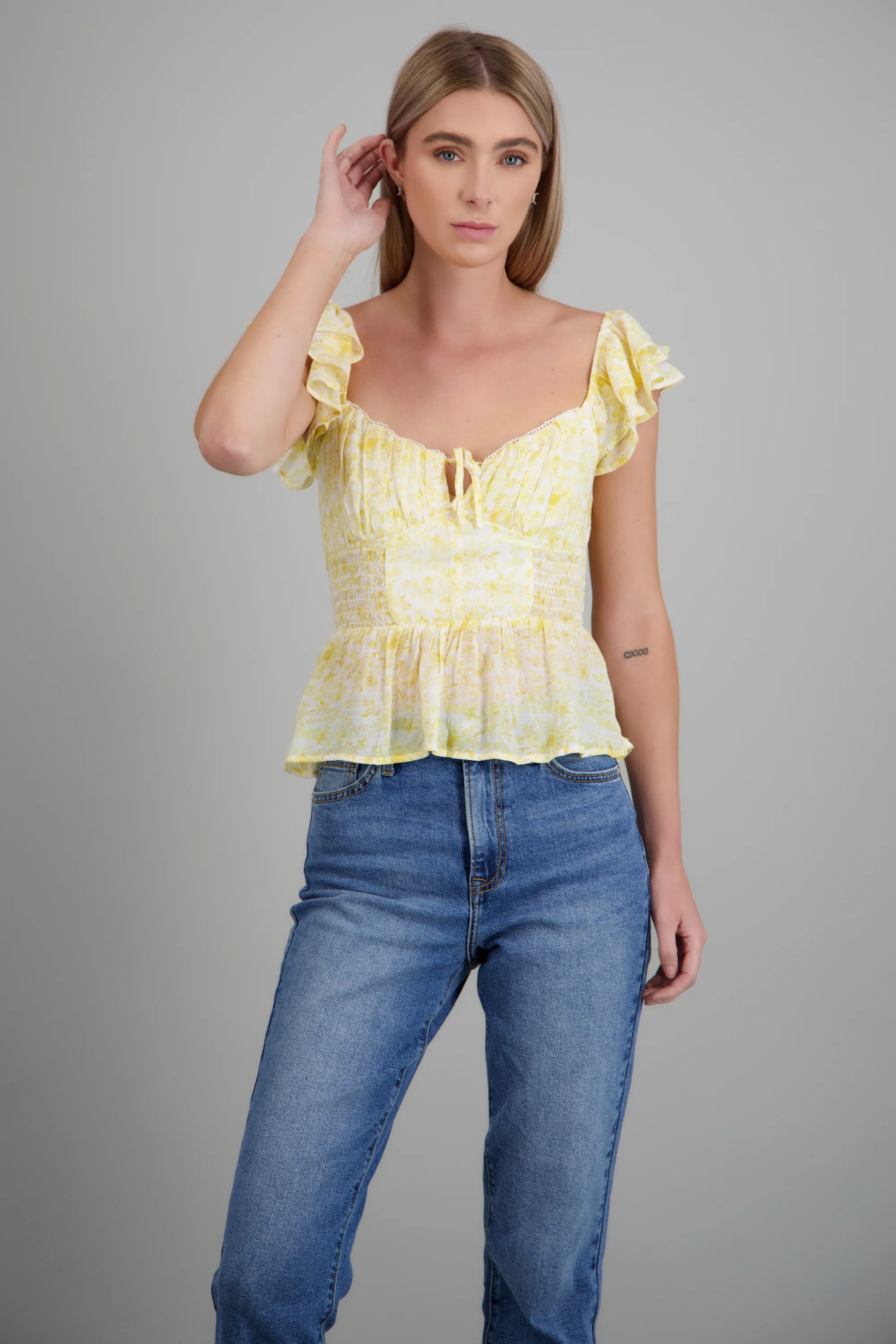 Top tirantes olanes flores - Image 3