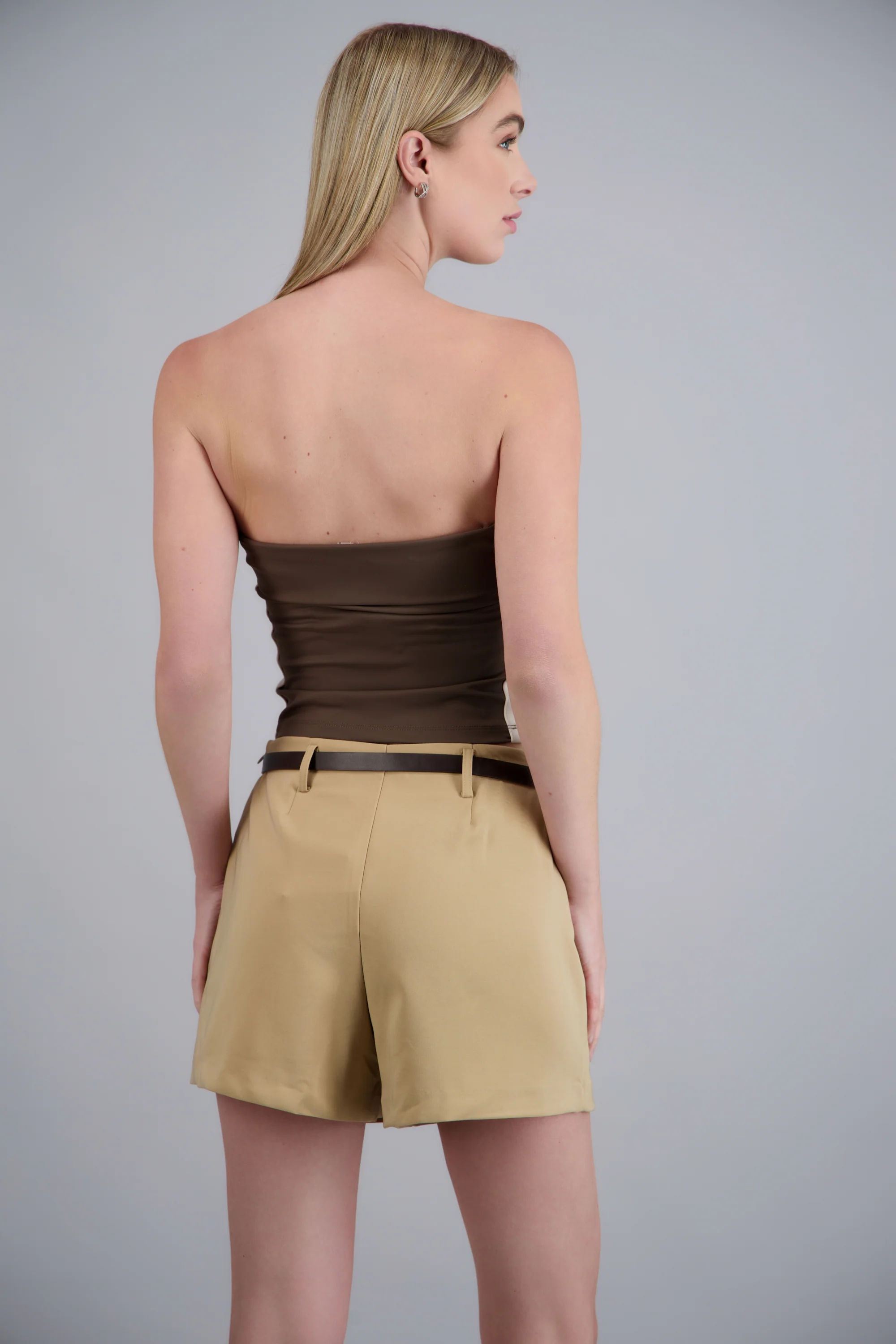 Top tubo cropped liso - Image 4