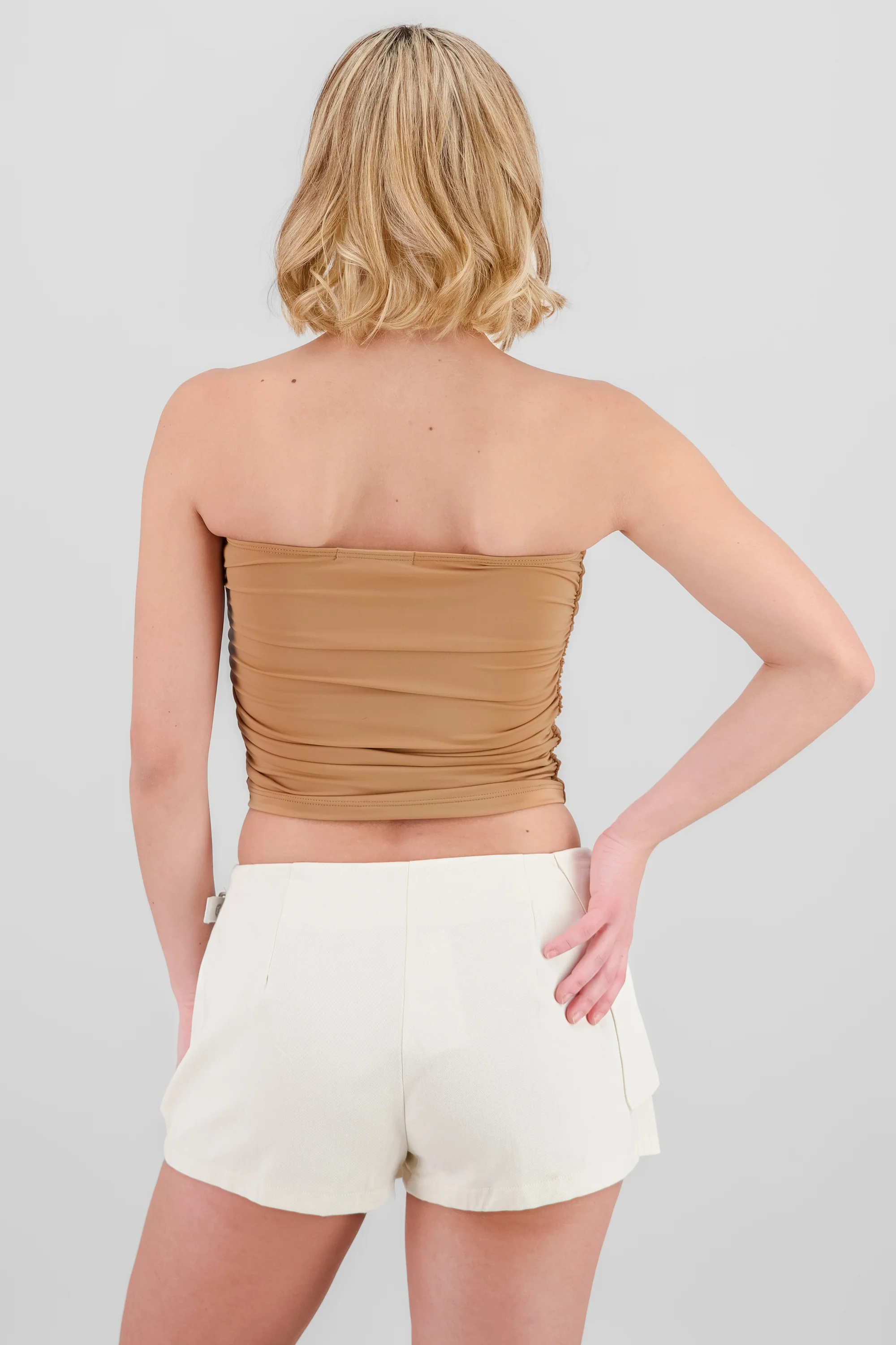 Top Tubo Strapless Drapeado - Image 4