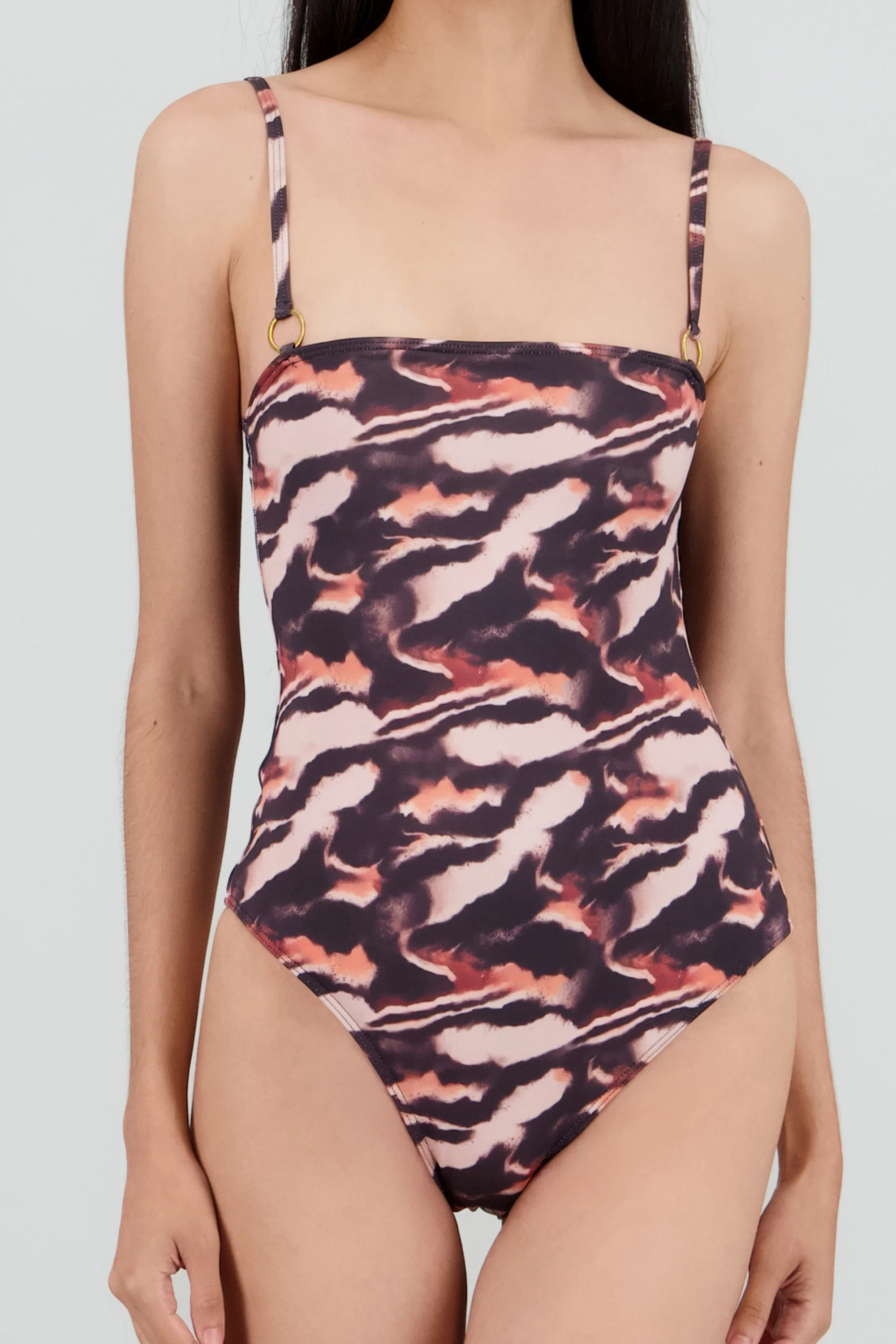 Traje de baño estampado trirantes - Image 5