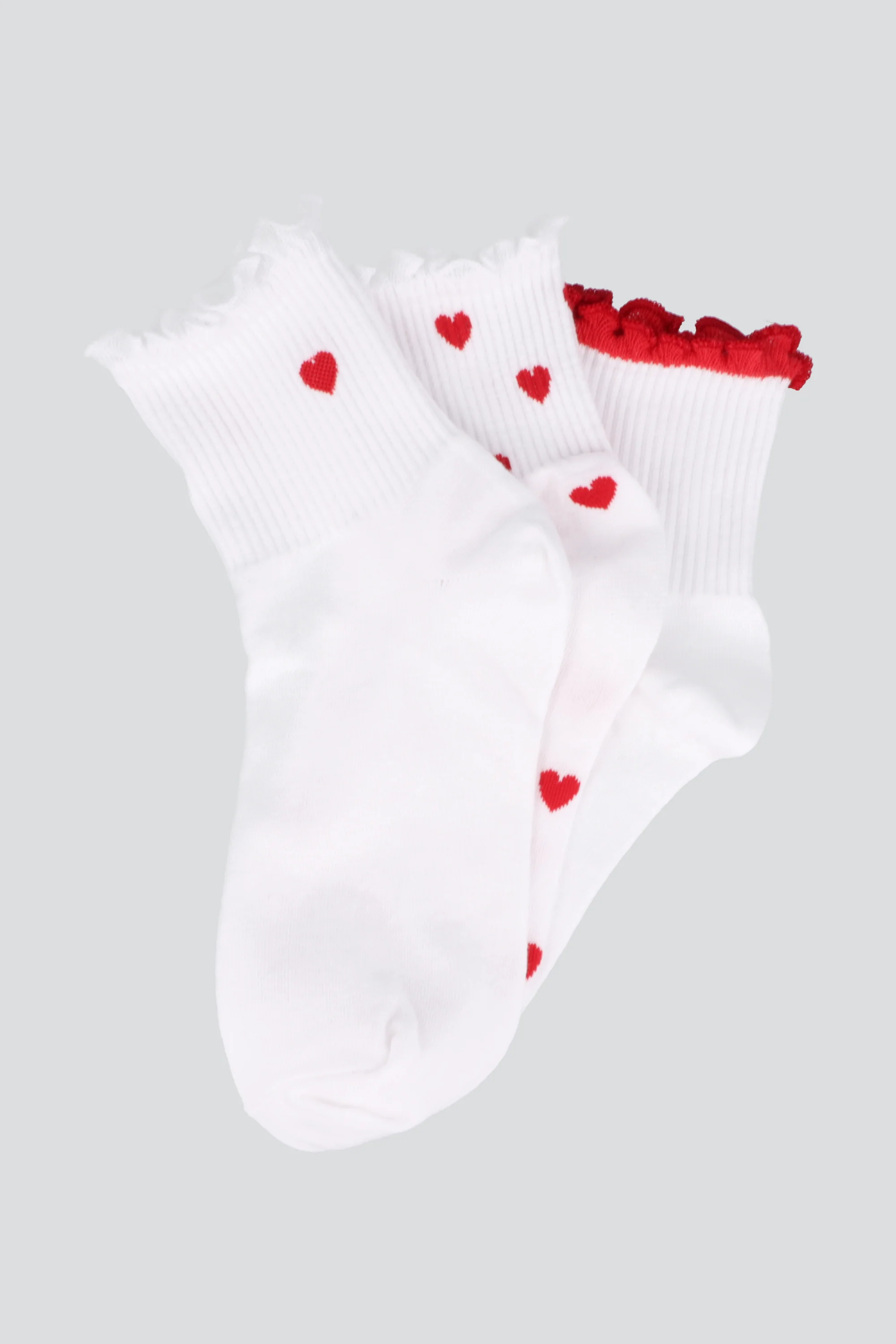 Tripack calcetines olanes detalle corazones - Image 2