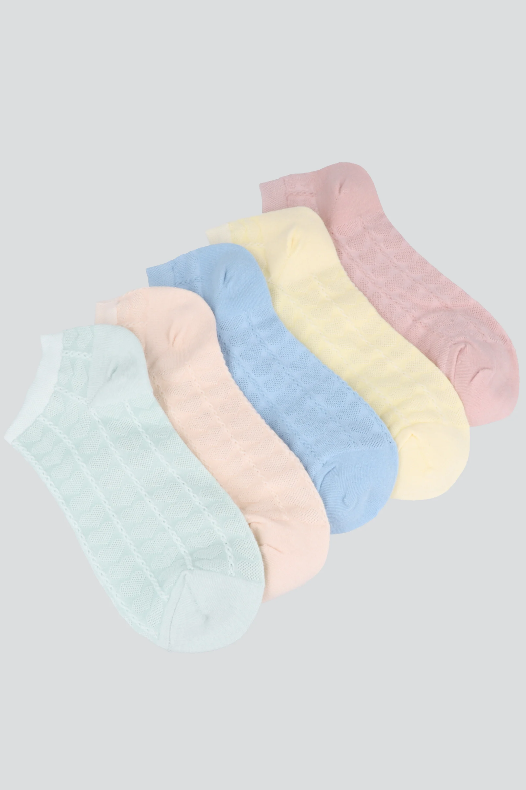 5 pack calcetines textura corazon - Image 2