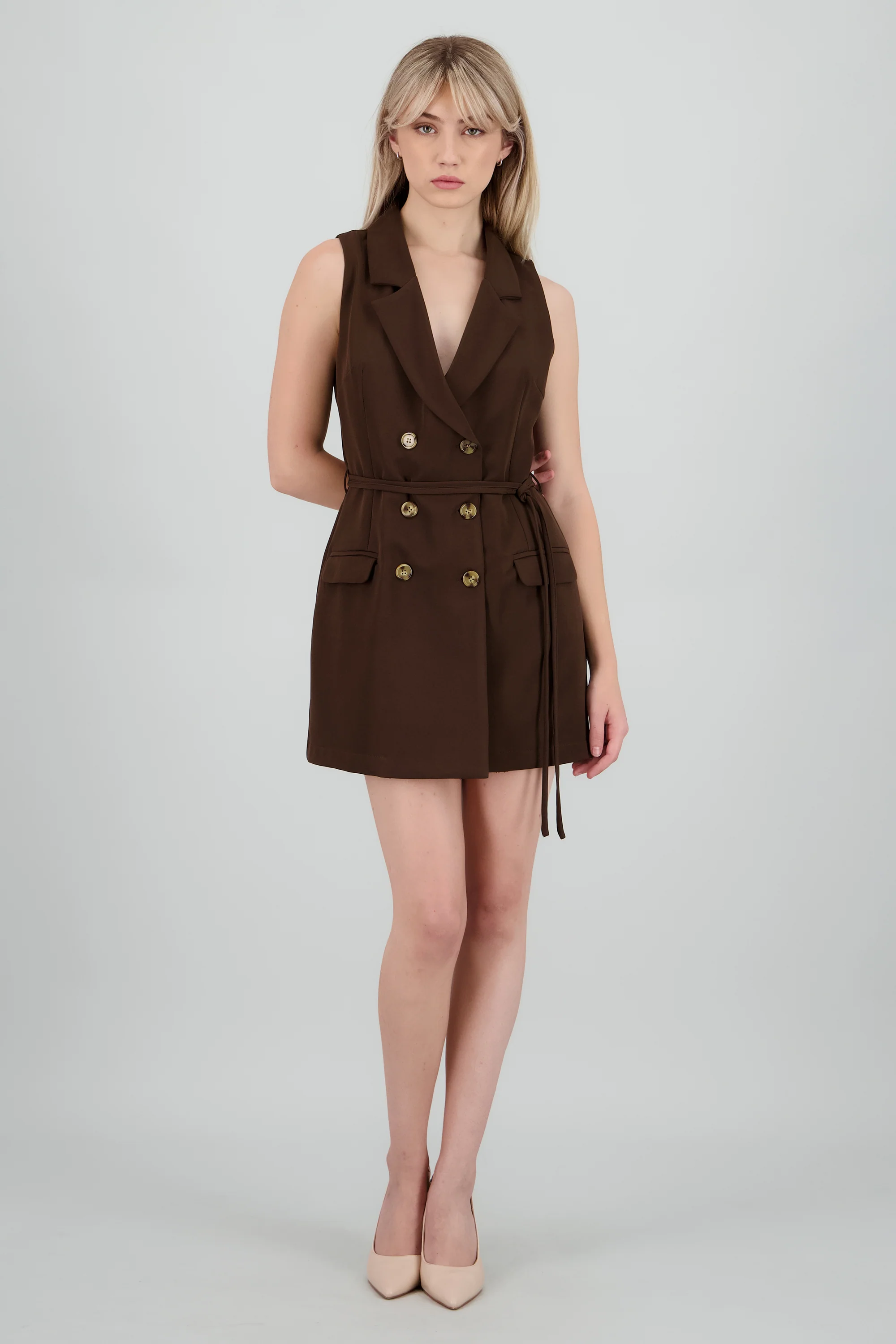 Vestido blazer botones