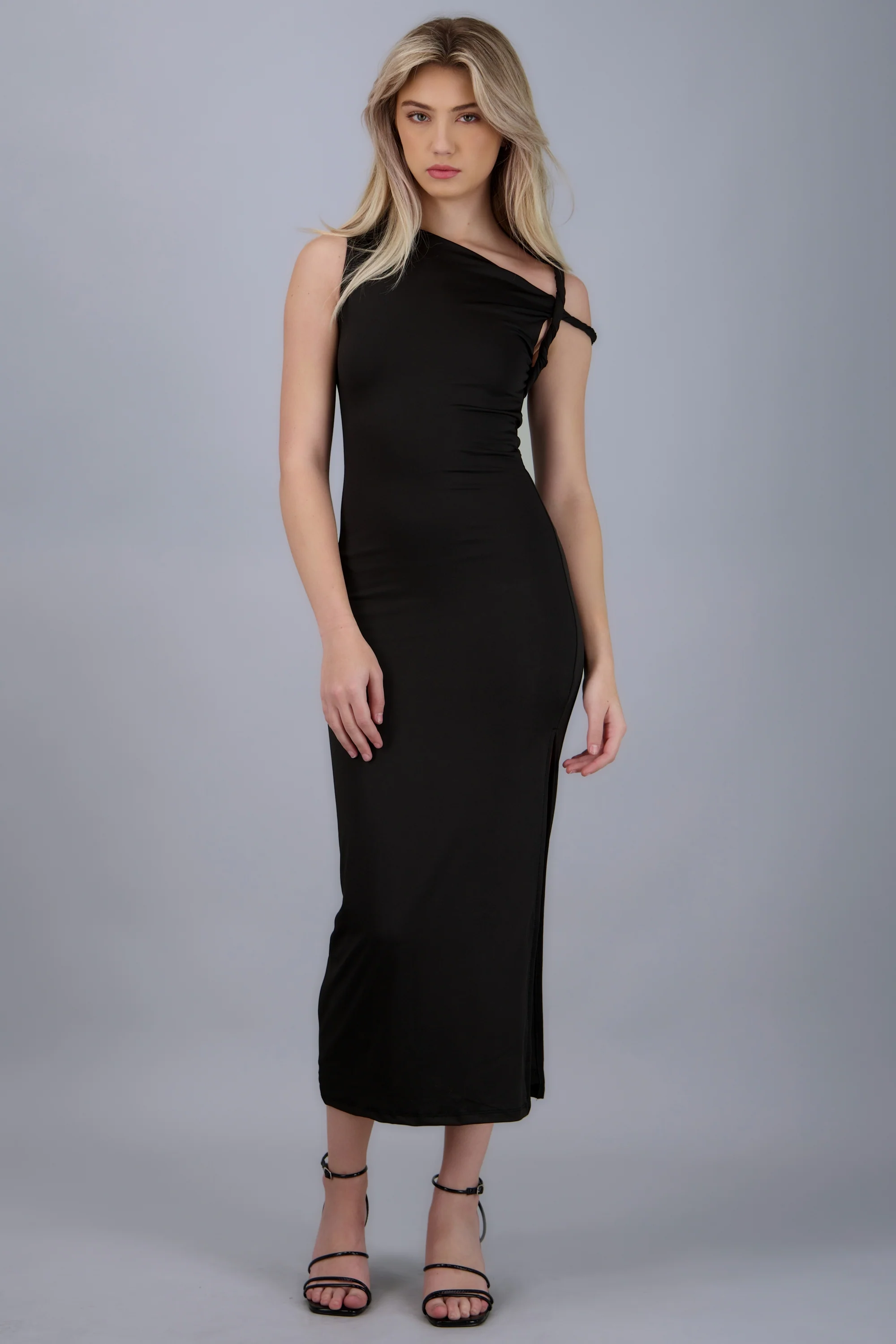 VESTIDO BODYCON ASIMETRICO - Image 2
