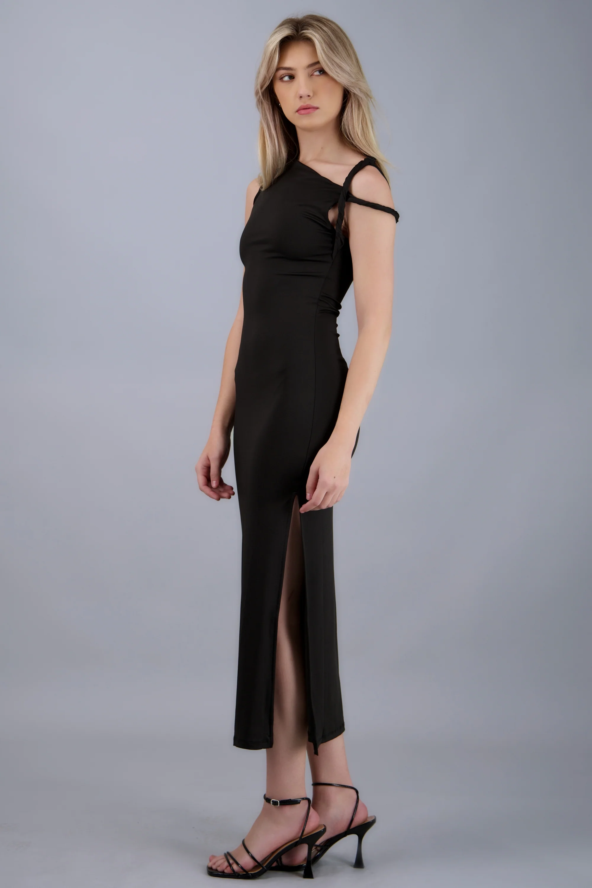 VESTIDO BODYCON ASIMETRICO - Image 3