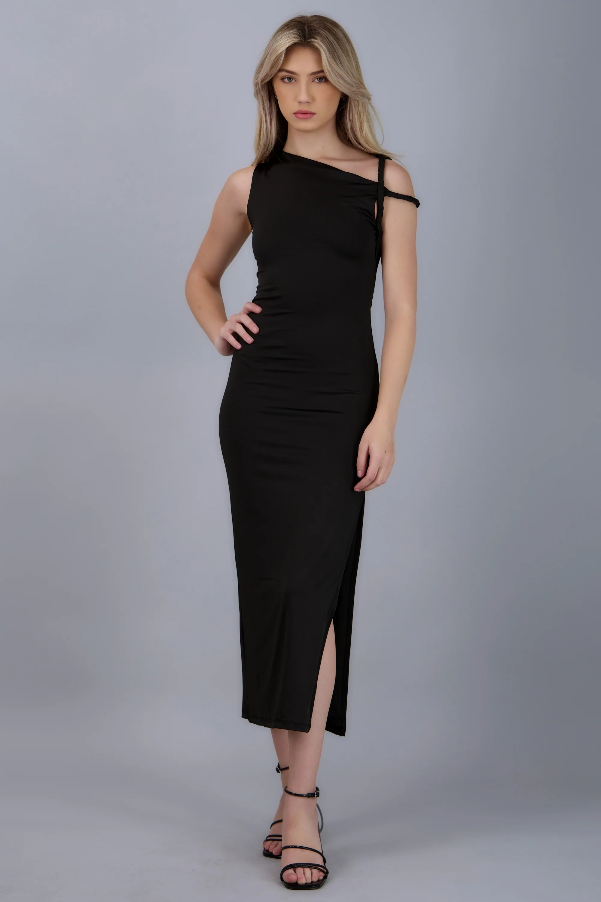 VESTIDO BODYCON ASIMETRICO - Image 5
