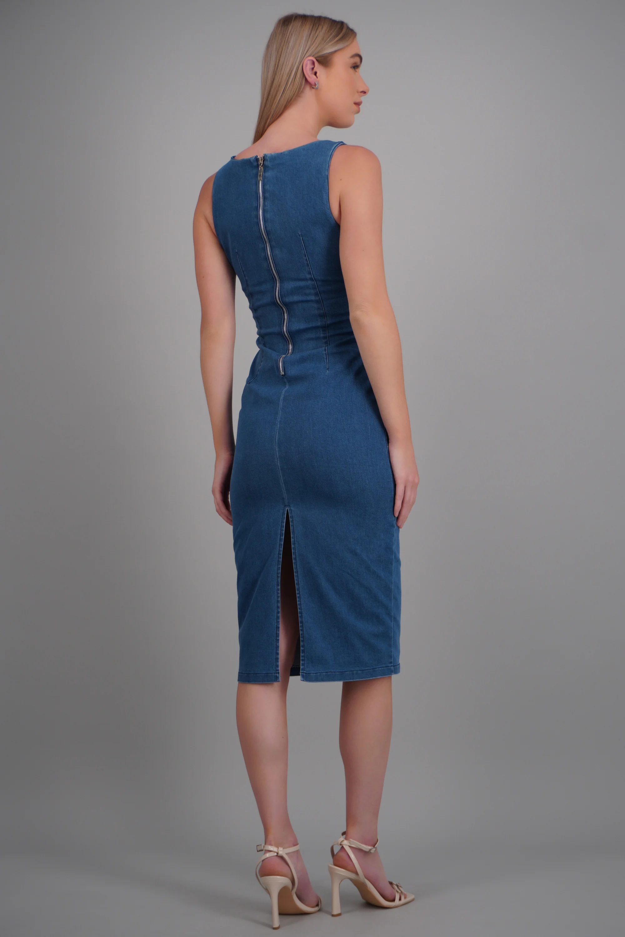 Vestido bodycon denim - Image 4