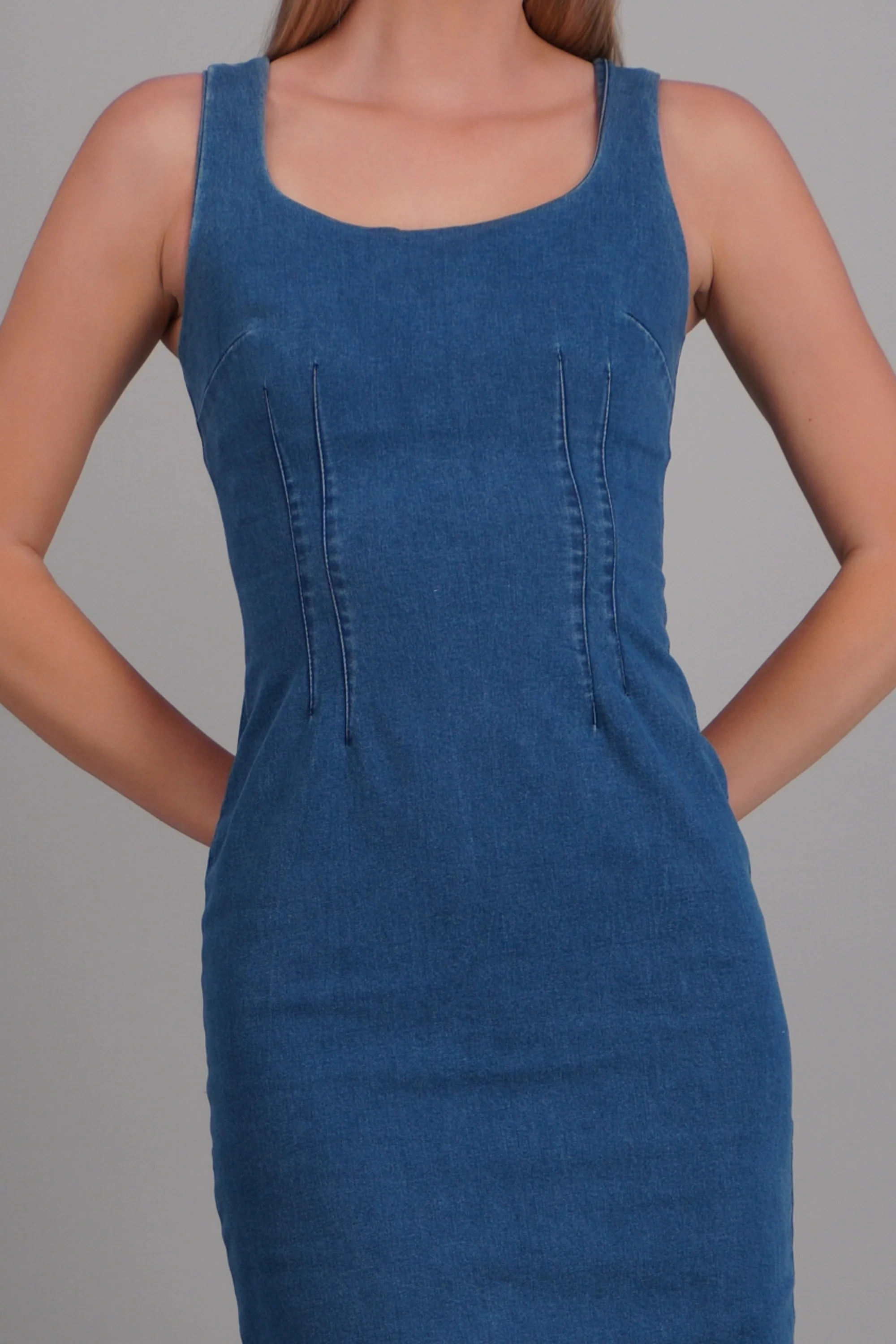 Vestido bodycon denim - Image 5