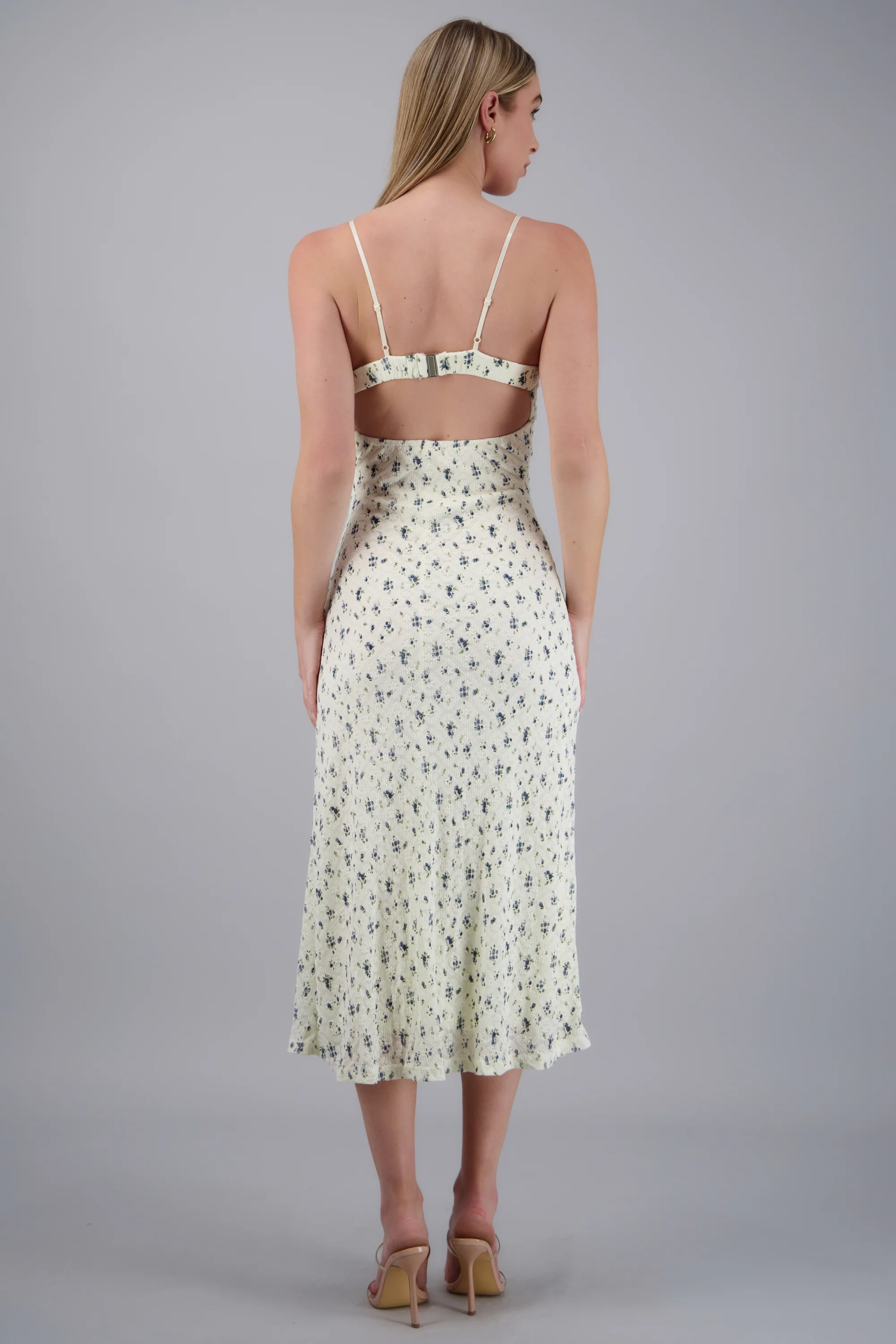 Vestido bodycon encaje y flores - Image 4