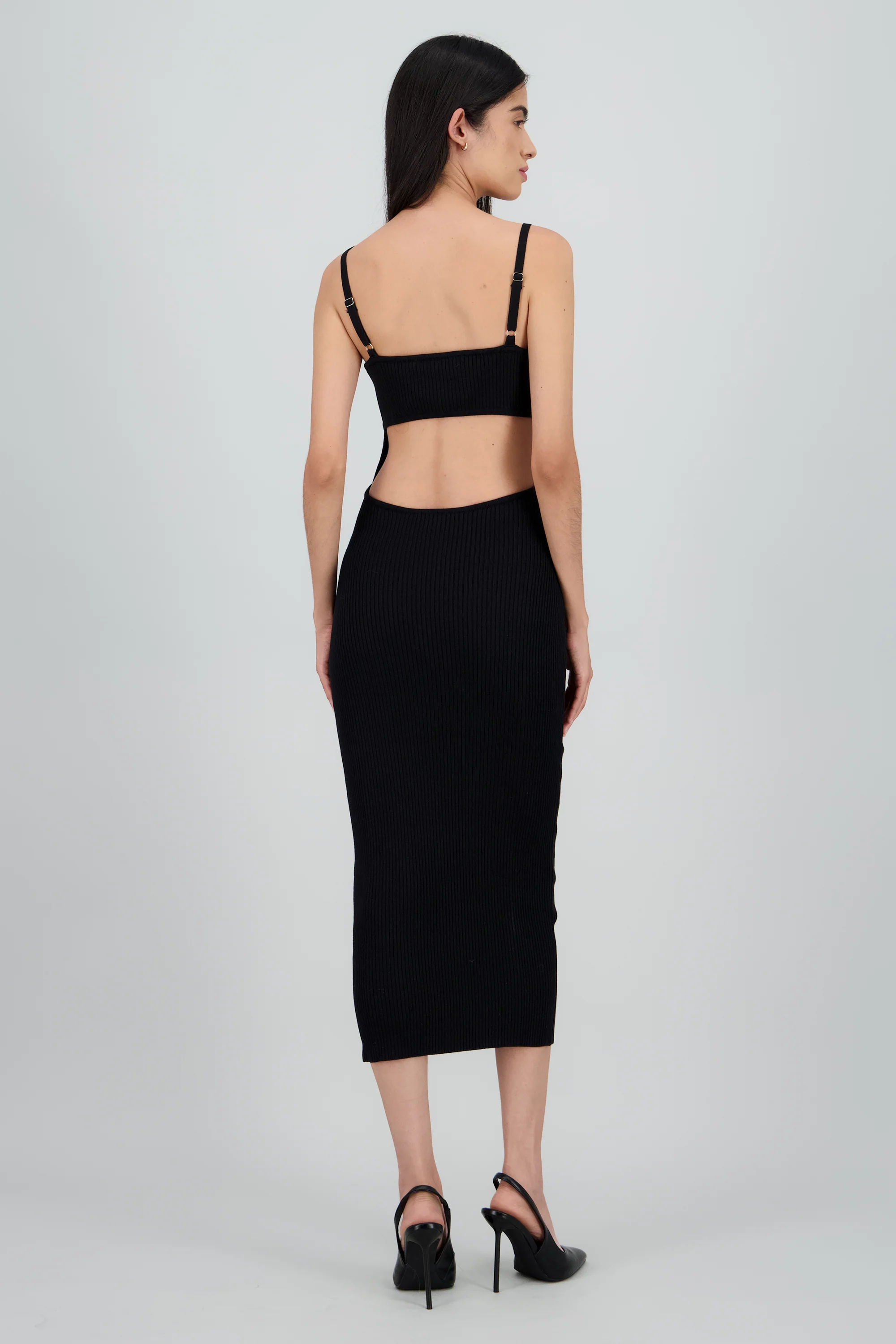 Vestido bodycon tejido espalda abierta - Image 4