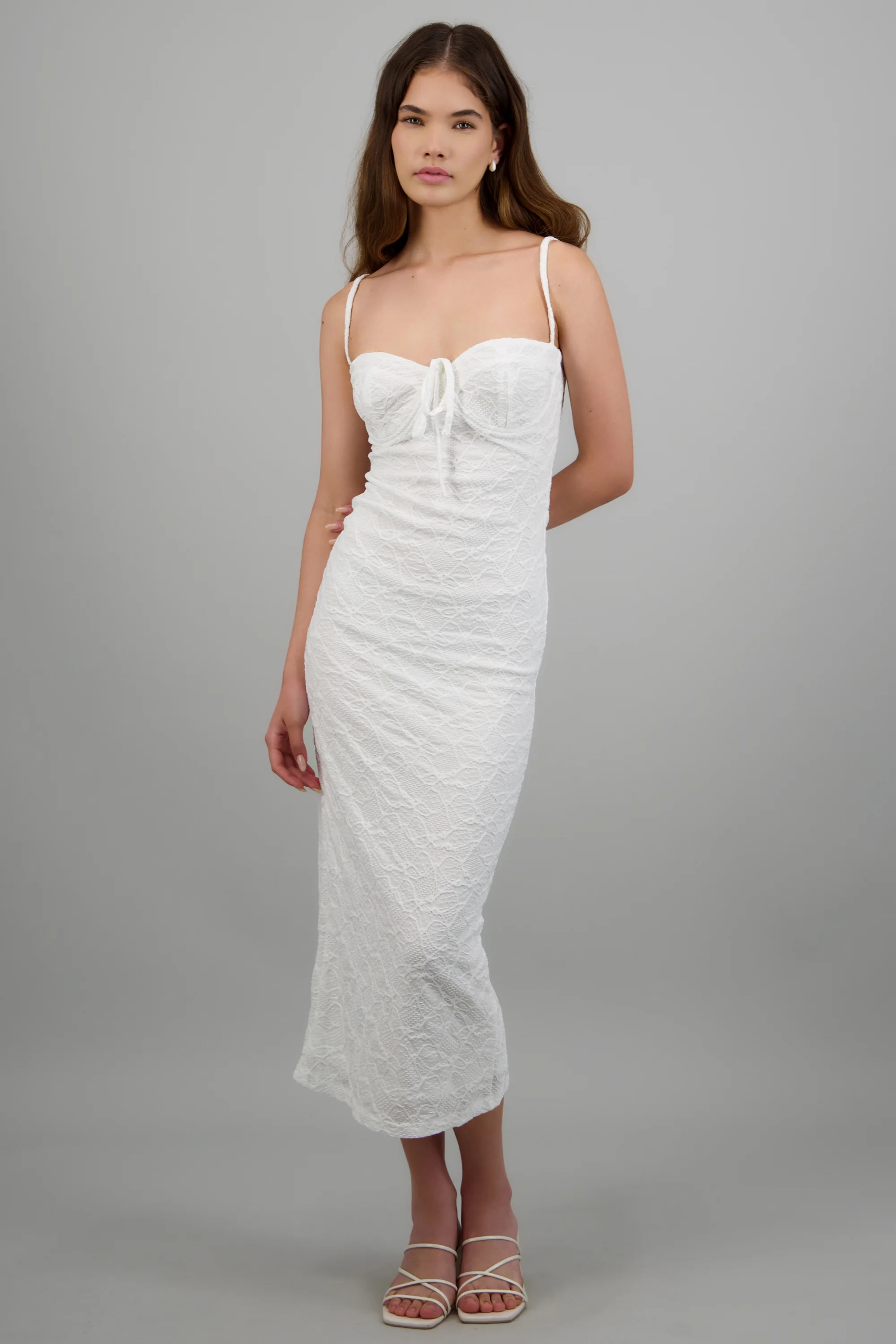 Vestido bodycon textura
