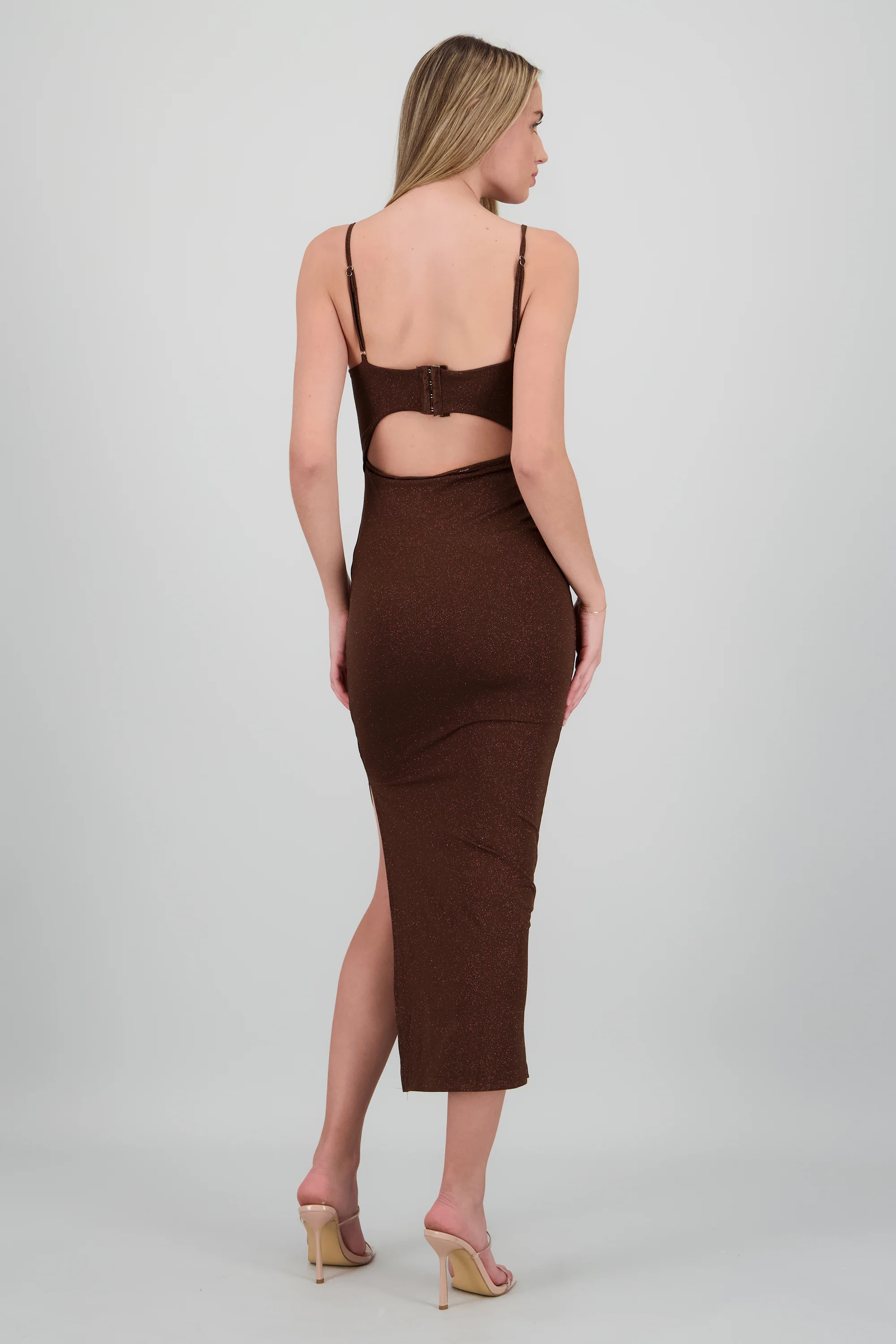 Vestido brillos liso - Image 4