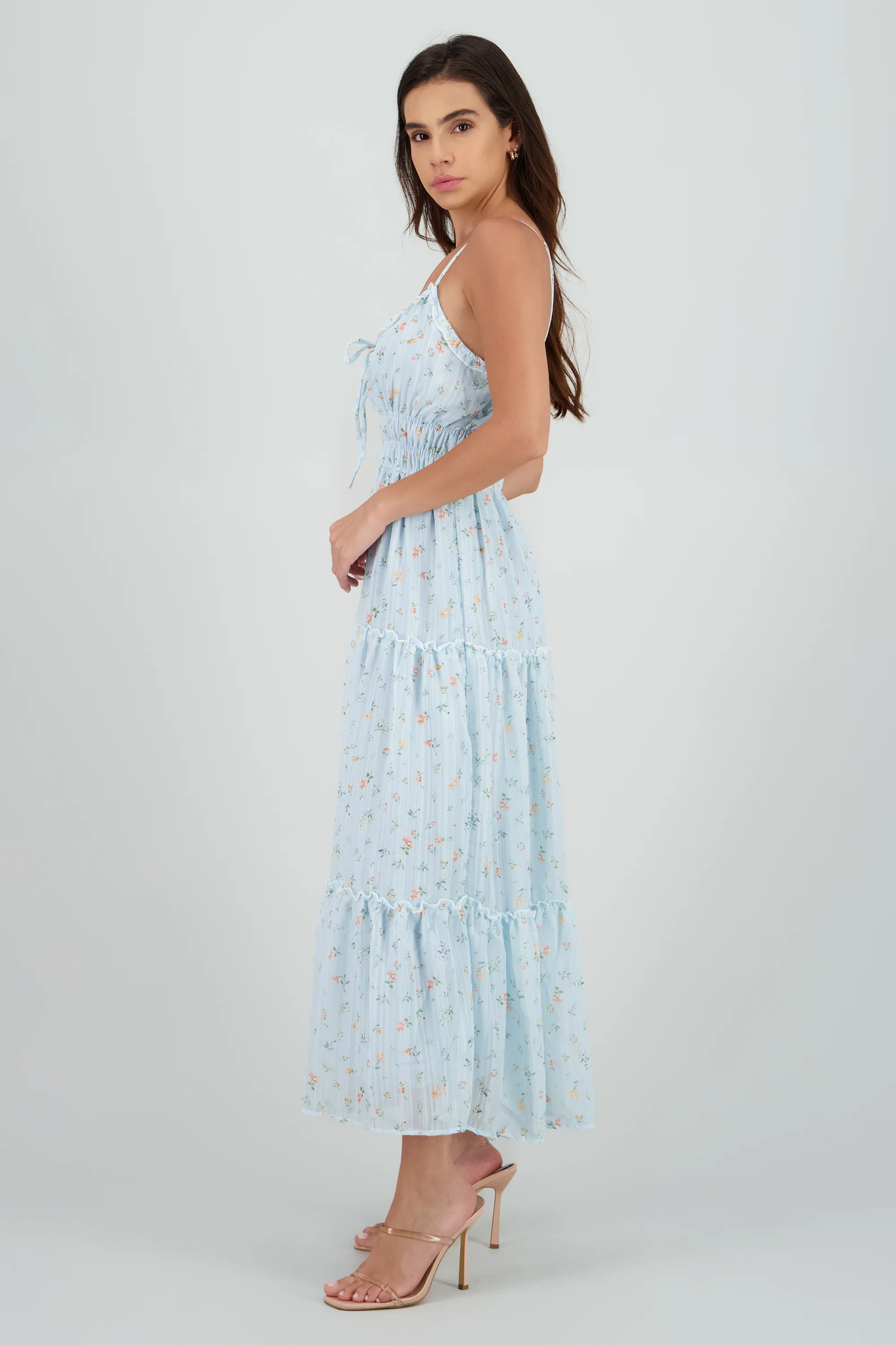 Vestido con tirantes estampado - Image 3